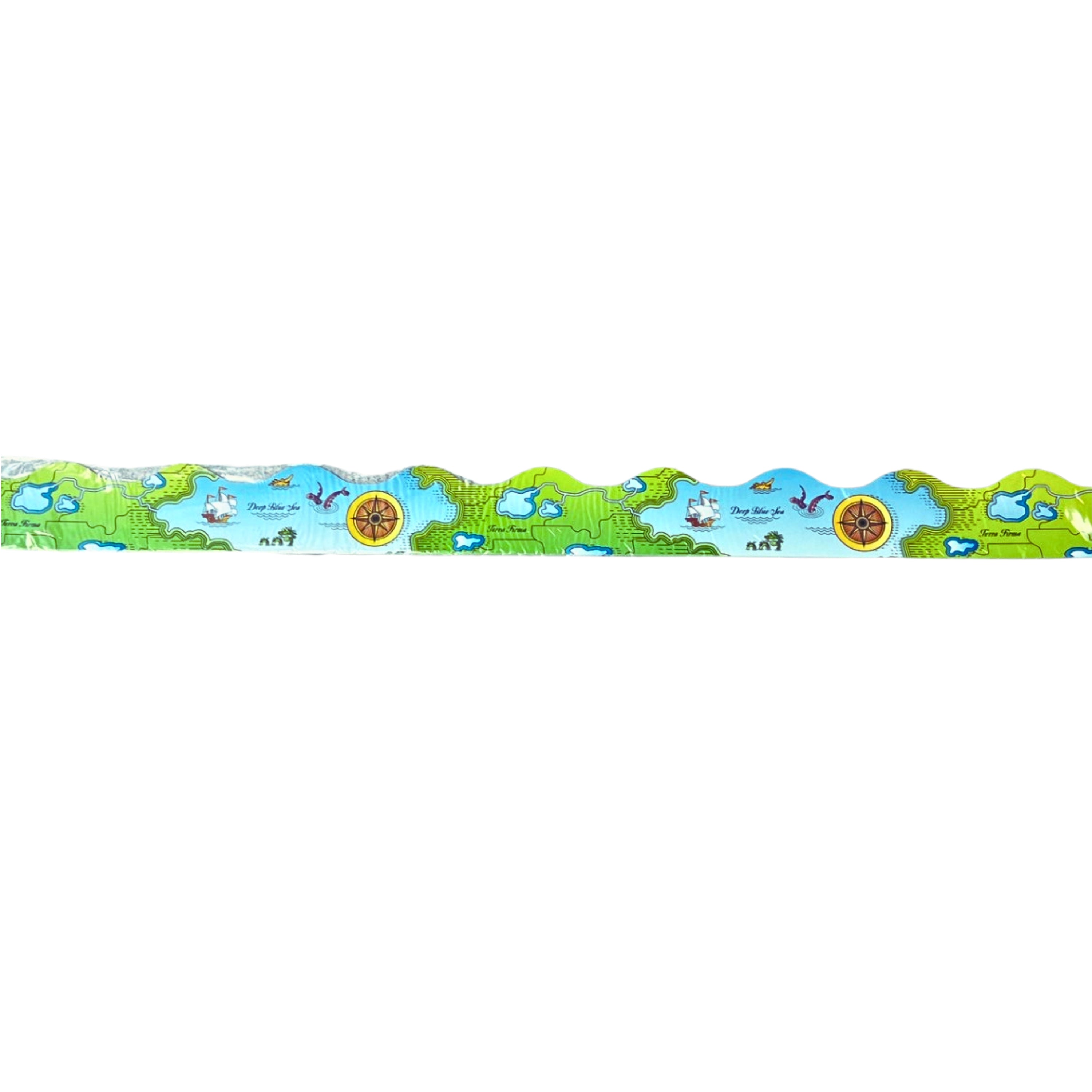 Scholastic Sea Adventure Scalloped Bulletin Board Border Trimmer