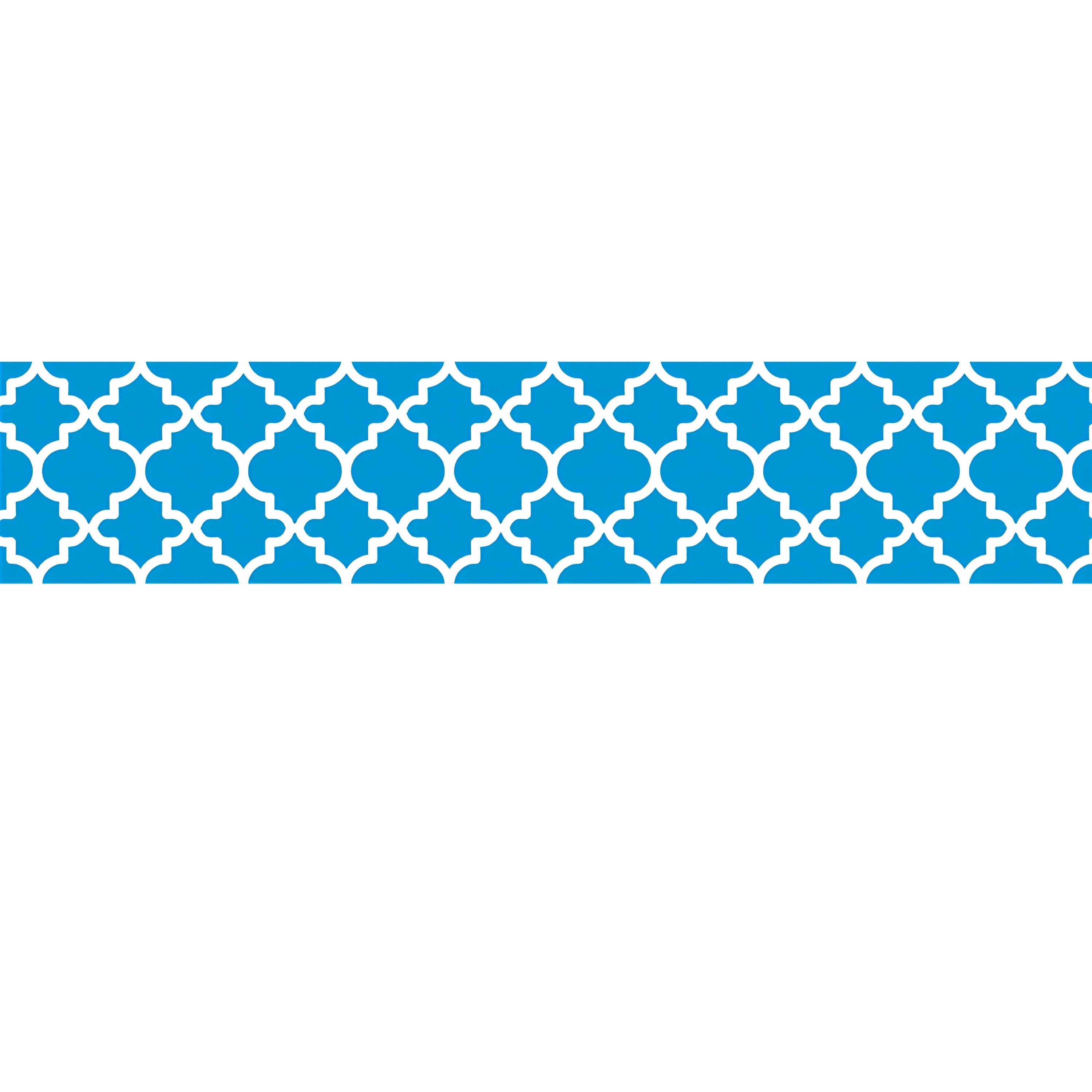 Moroccan Blue Bolder Borders Classroom Bulletin Board Trim