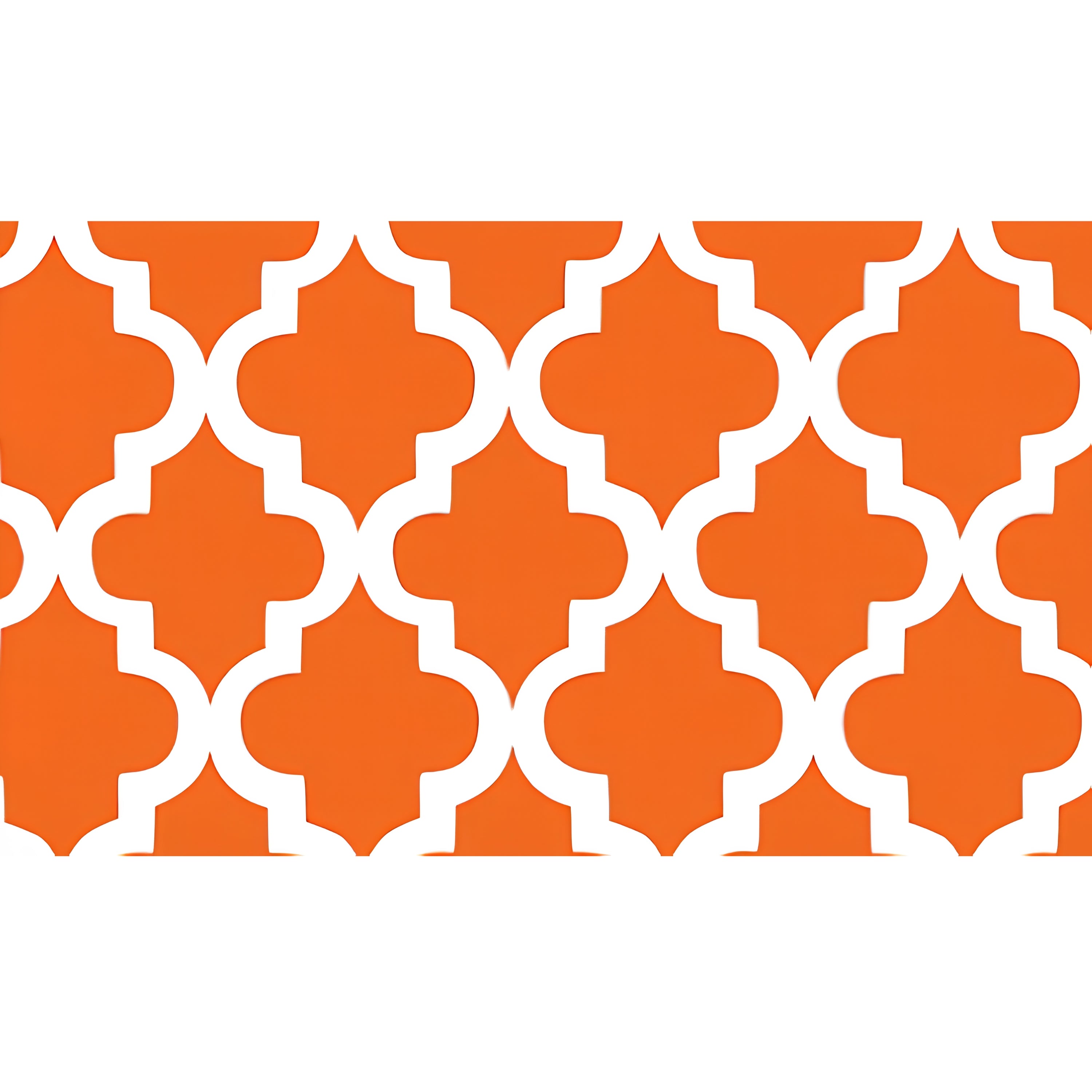 Moroccan Orange Bolder Borders Classroom Bulletin Board Trim