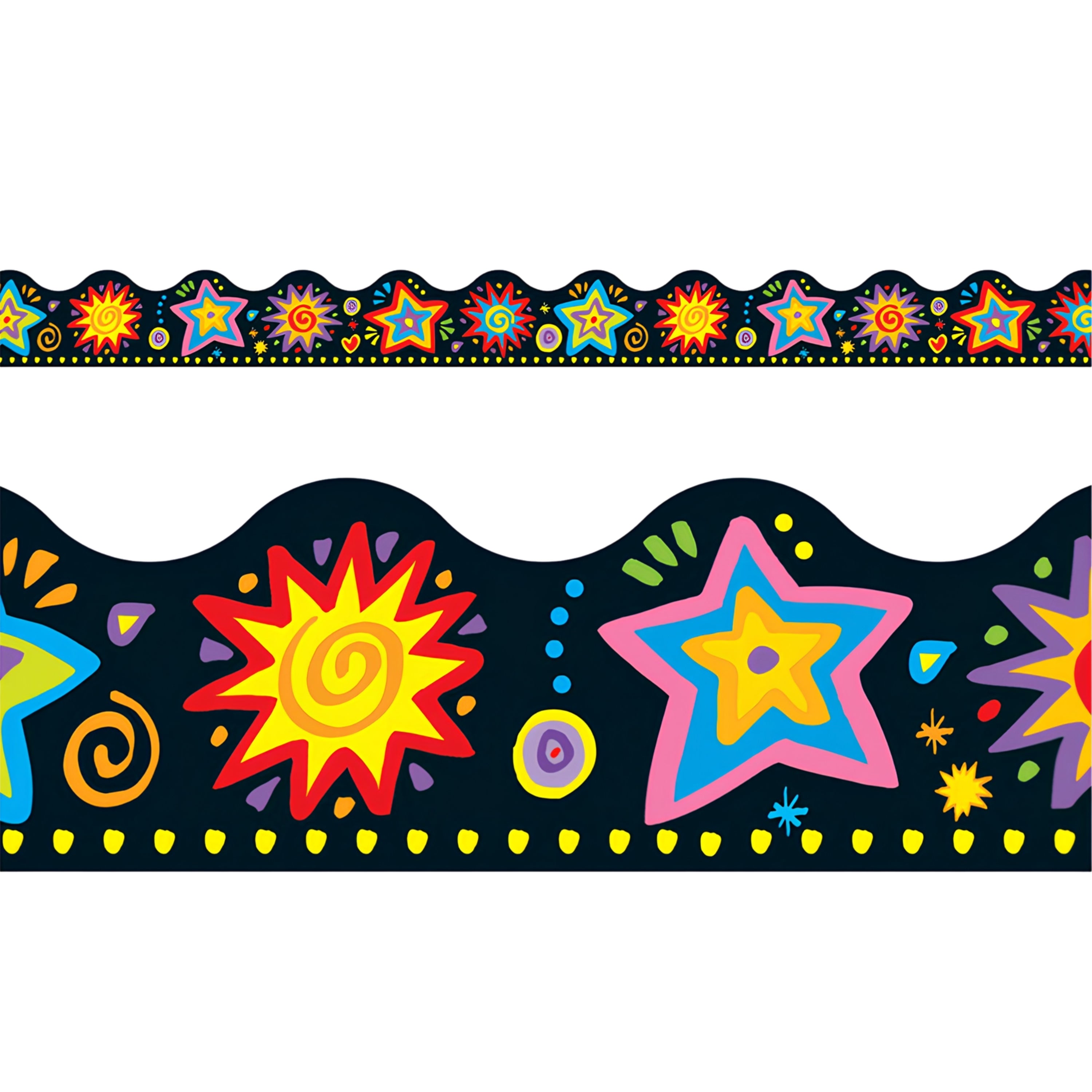 Neon Bursts Terrific Trimmers, 39 ft