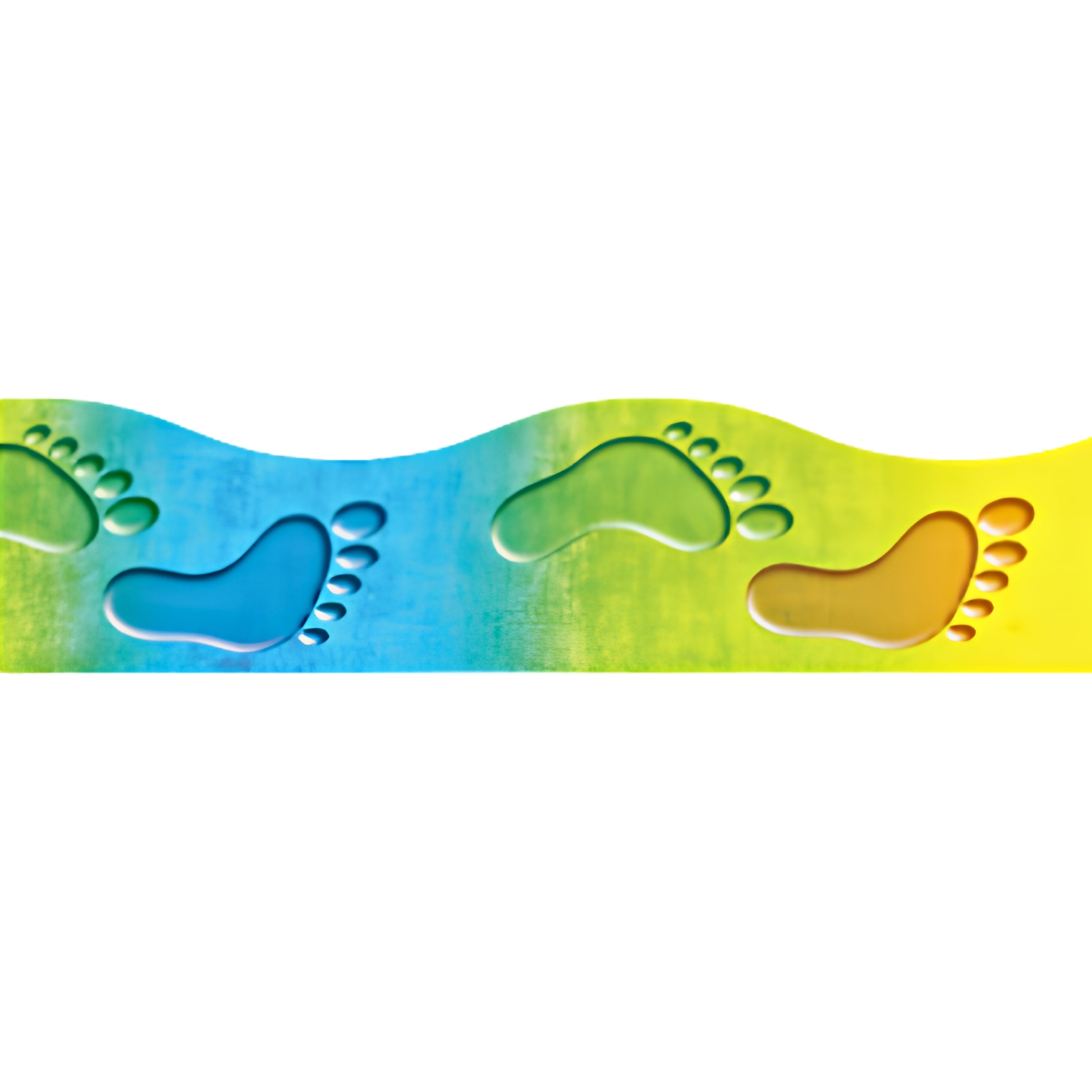 Colorblend Footprints Border Terrific Trimmers® - 39 ft