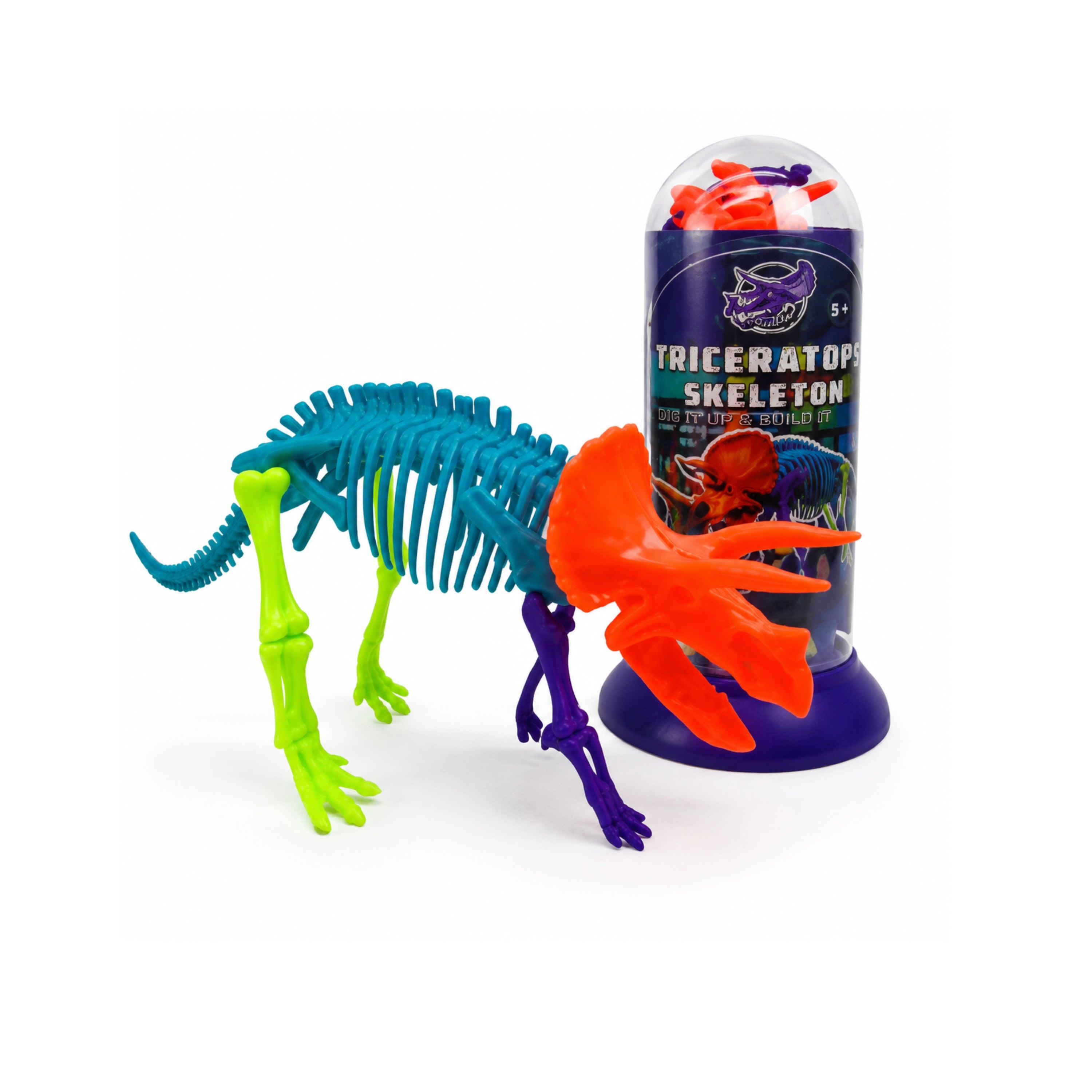 Glow in the Dark Dino Test Tube - Assorted