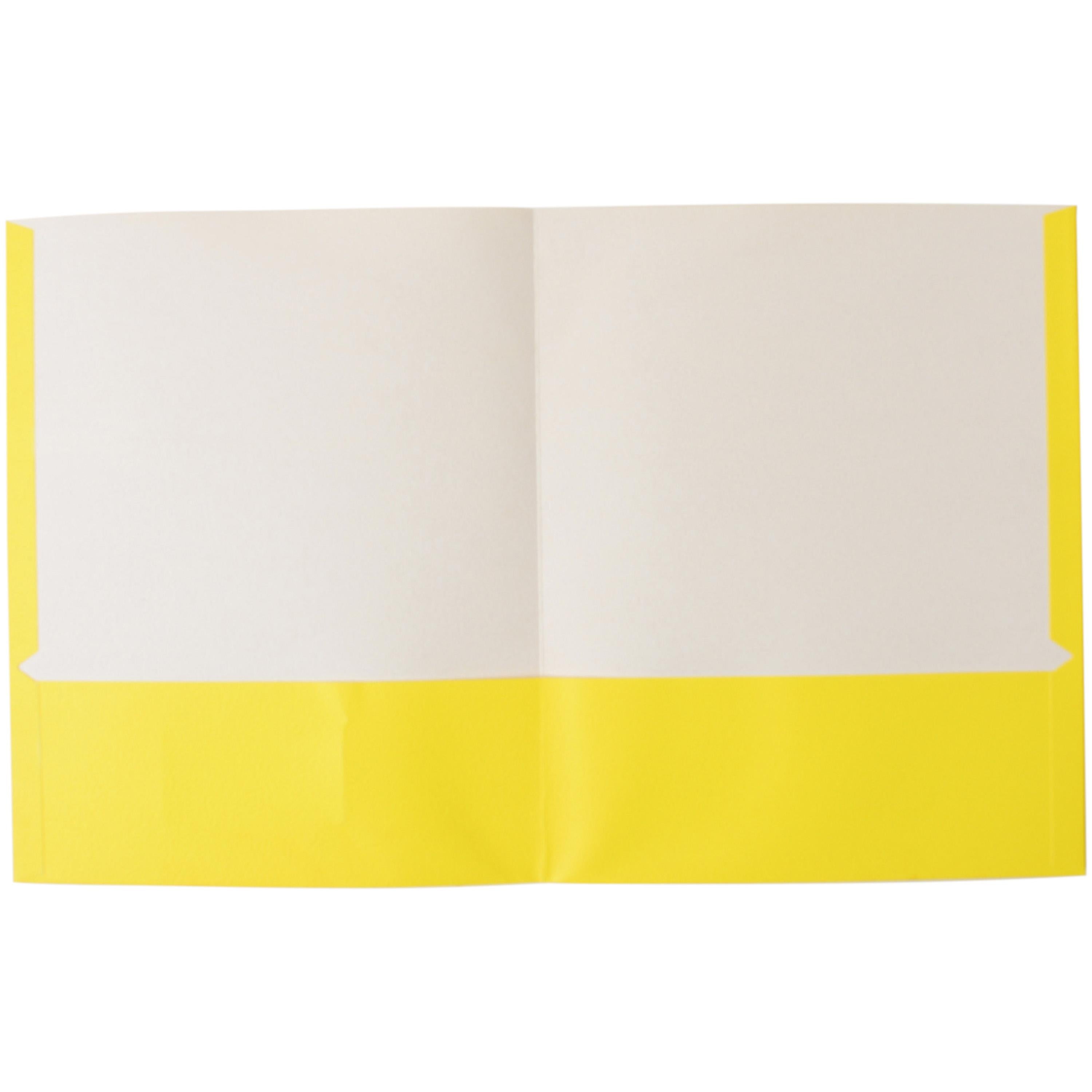 2 Pocket Economy Portfolio - 1 Folder, Assorted Colors