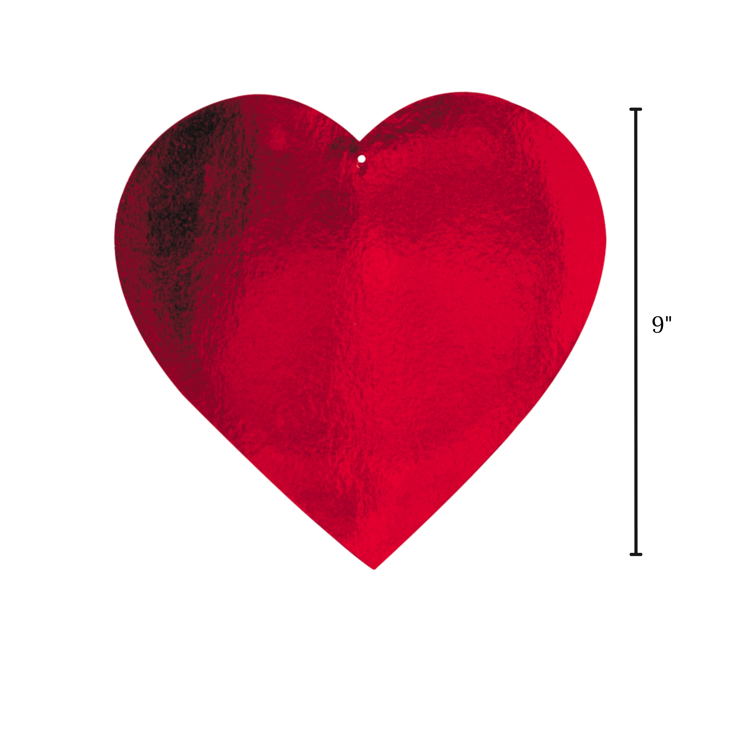 9" Foil Hearts – Set of 24 | Classroom Décor, Crafts & Celebration Displays