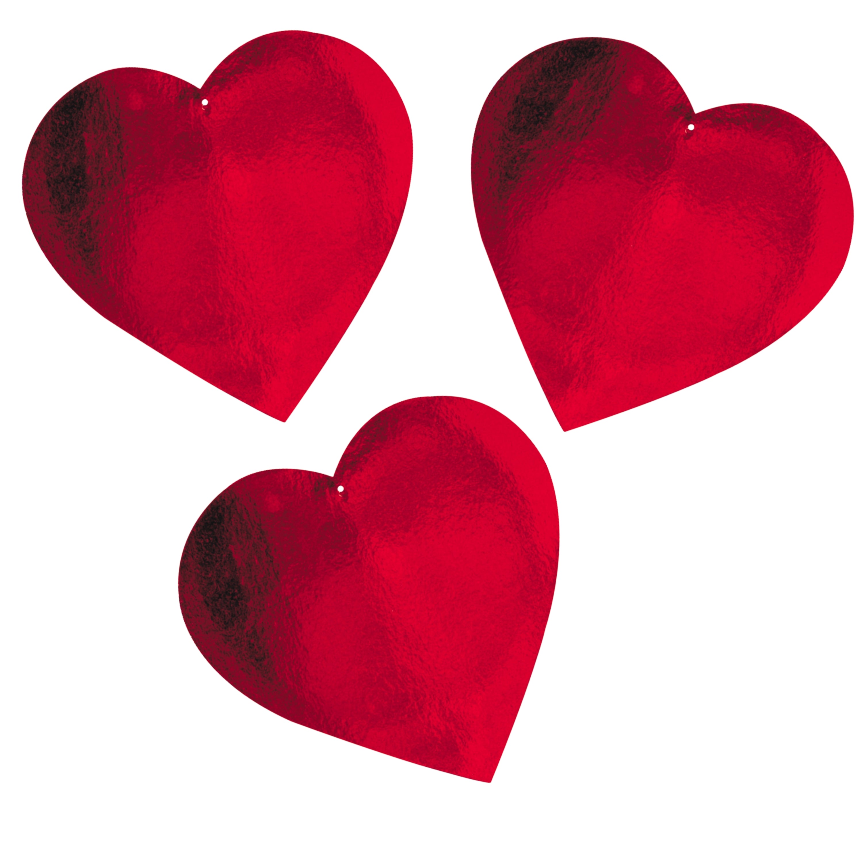 9" Foil Hearts – Set of 24 | Classroom Décor, Crafts & Celebration Displays