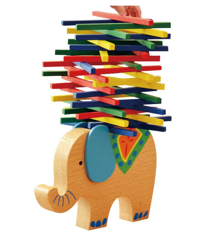 Elephant Stacking Balance Tower – Fine Motor, Focus & Coordination Toy