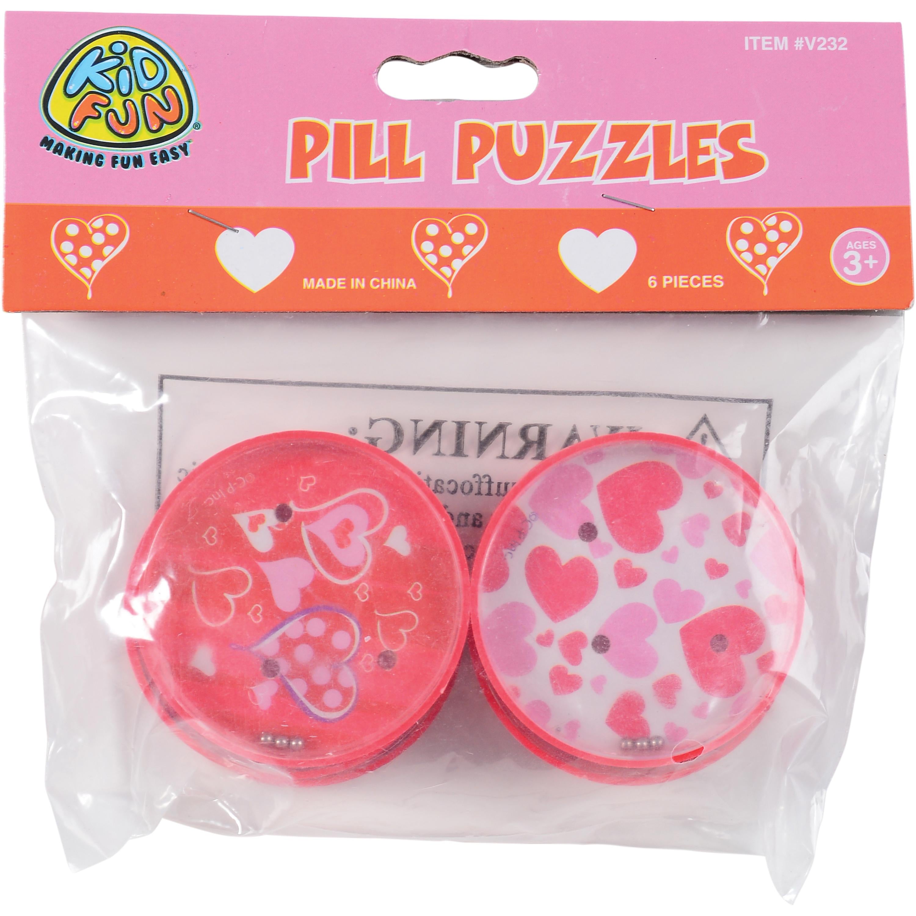 Valentine Heart Mini Maze Games – 6 Piece Classroom Reward & Exchange Set