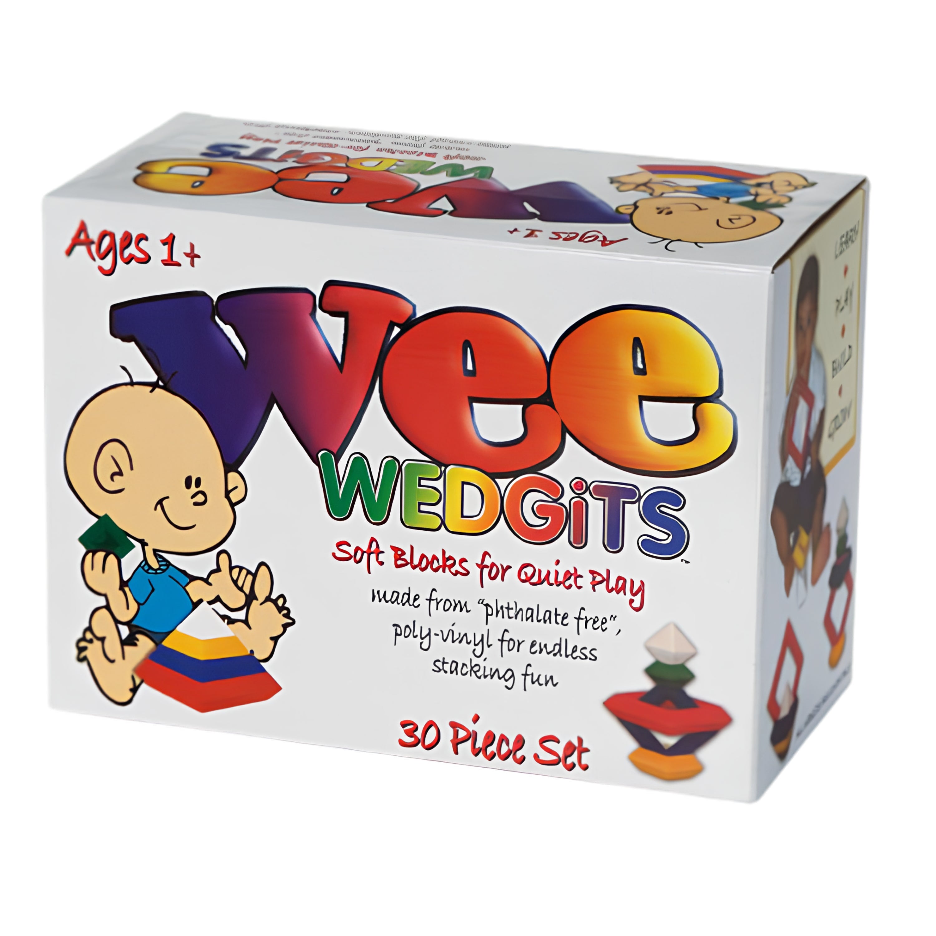 Wee WEDGiTS® Soft Building Blocks – 30 Piece Set - Wedgits