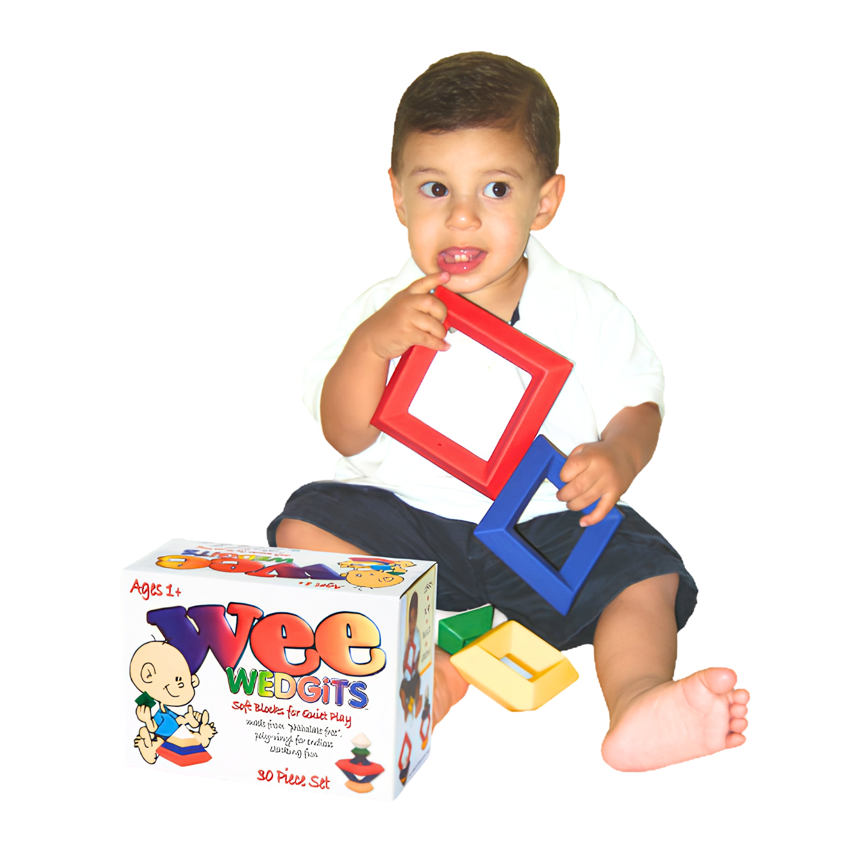 Wee WEDGiTS® Soft Building Blocks – 30 Piece Set - Wedgits