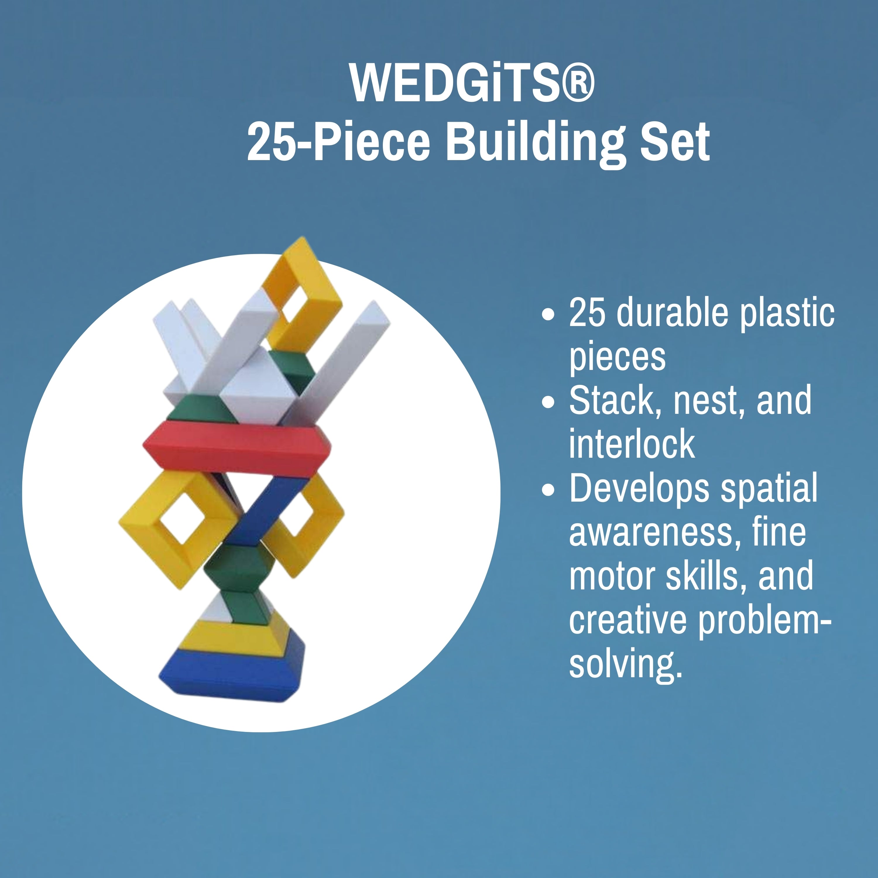 WEDGiTS™ 25-Piece Building Set