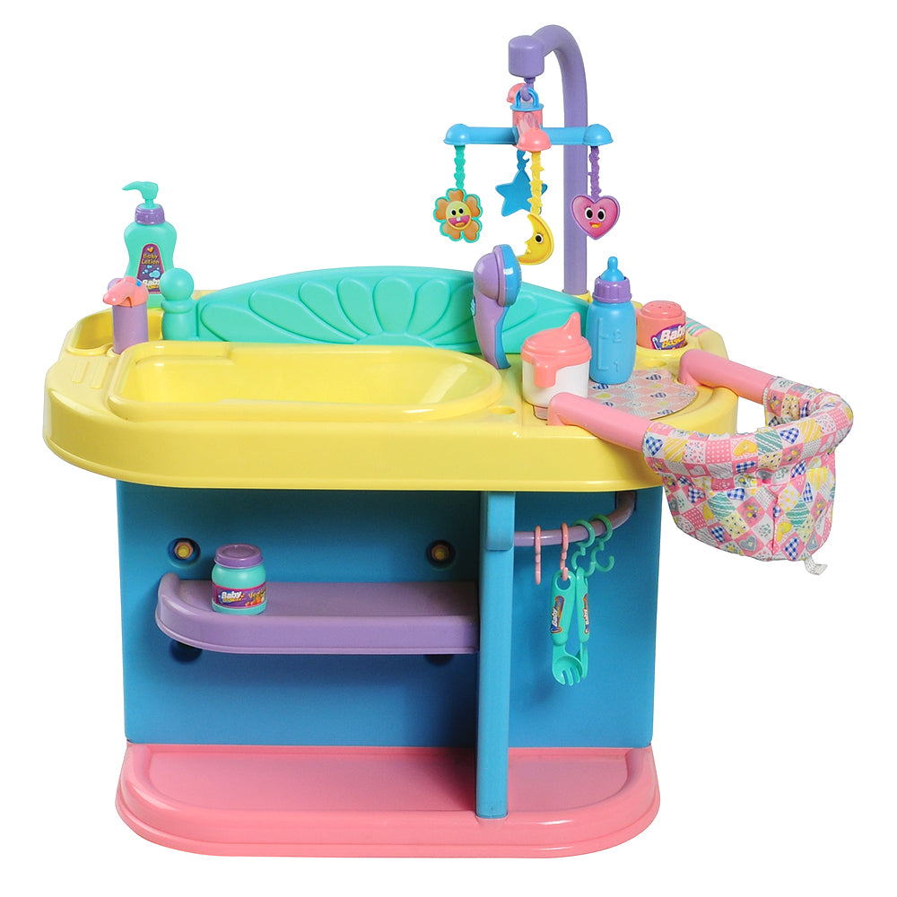 Doll Changing Table & Toy Nursery with Shelves
