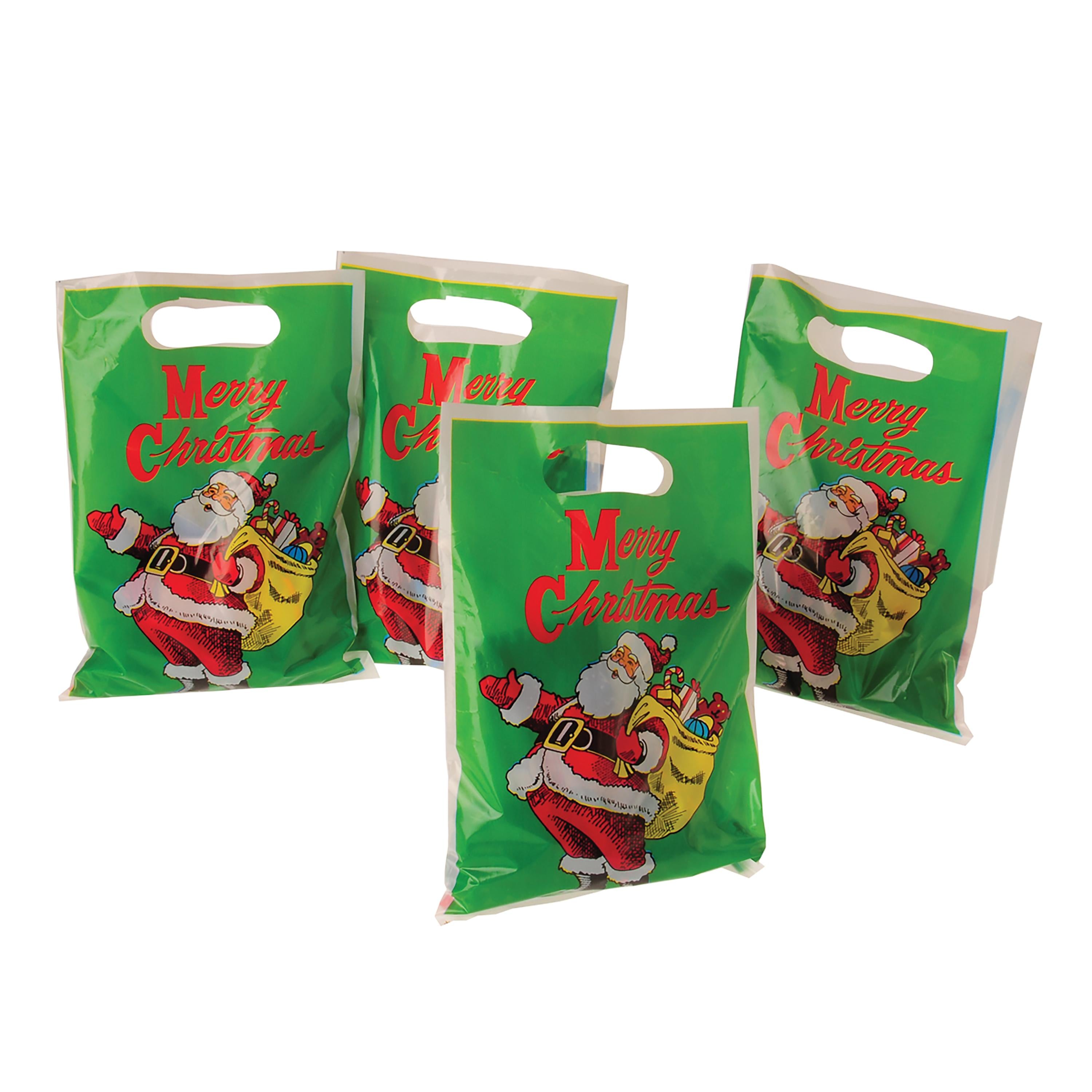 Christmas Loot Bags with Santa Design – 8 Pack