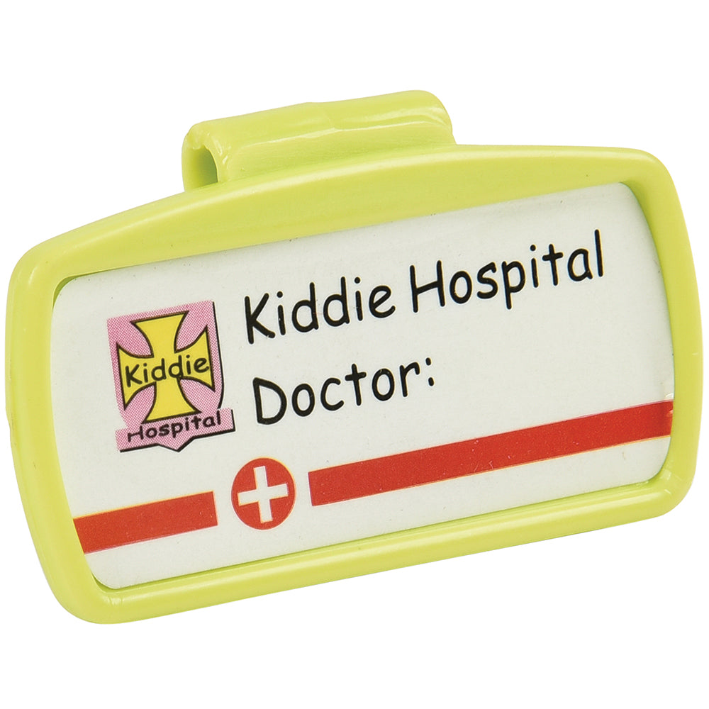 Pretend Play Doctor Name Tag