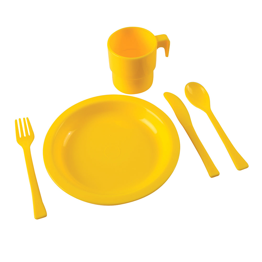 Yellow Indestructible Play Dishes