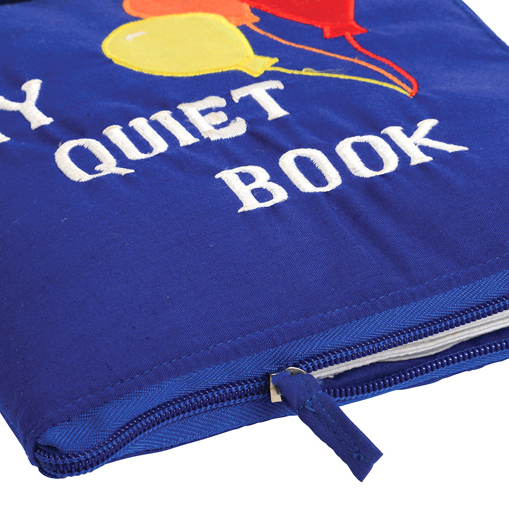Close-up of Zipper on Quiet Book