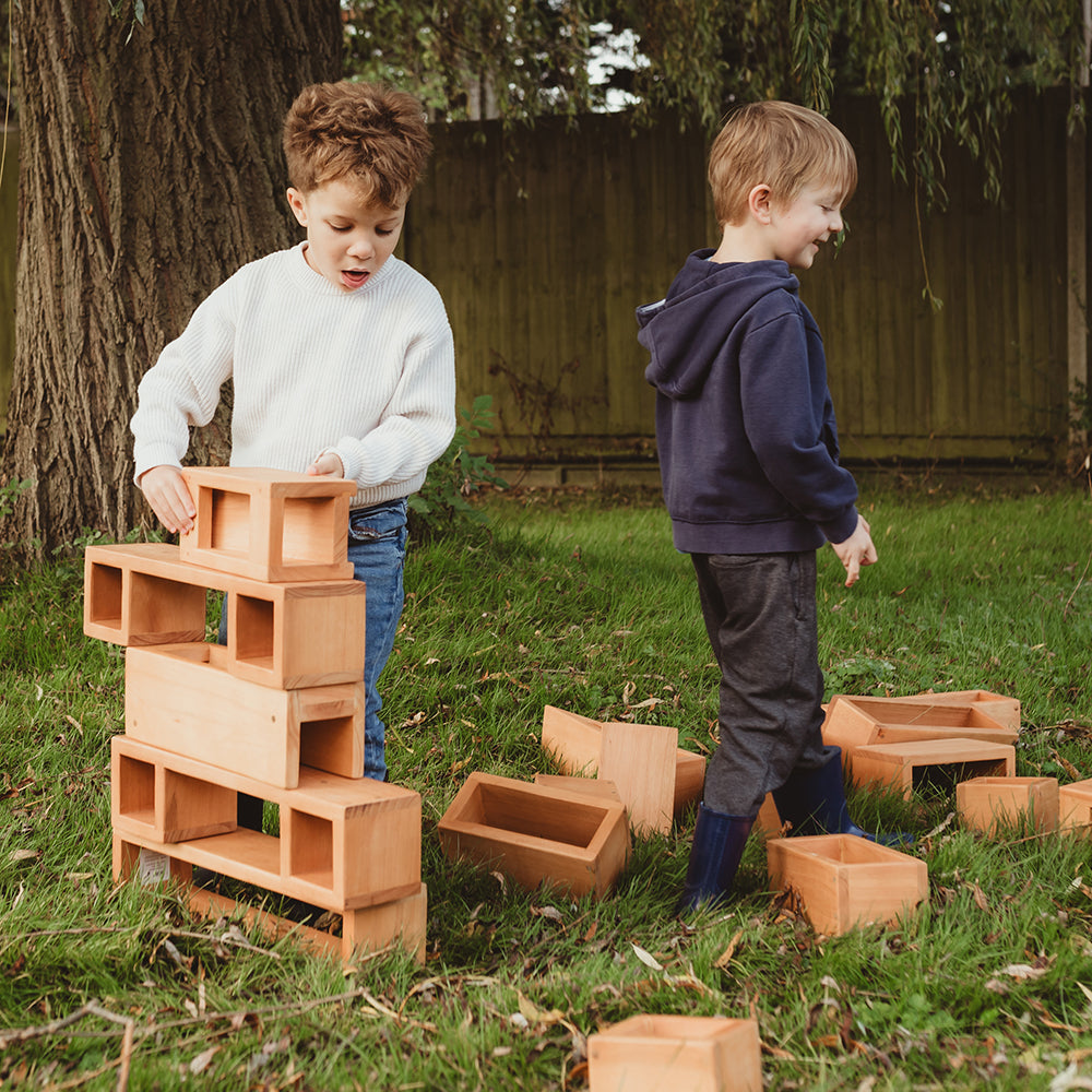 Outdoor Hollow Building Blocks - Set of 24
