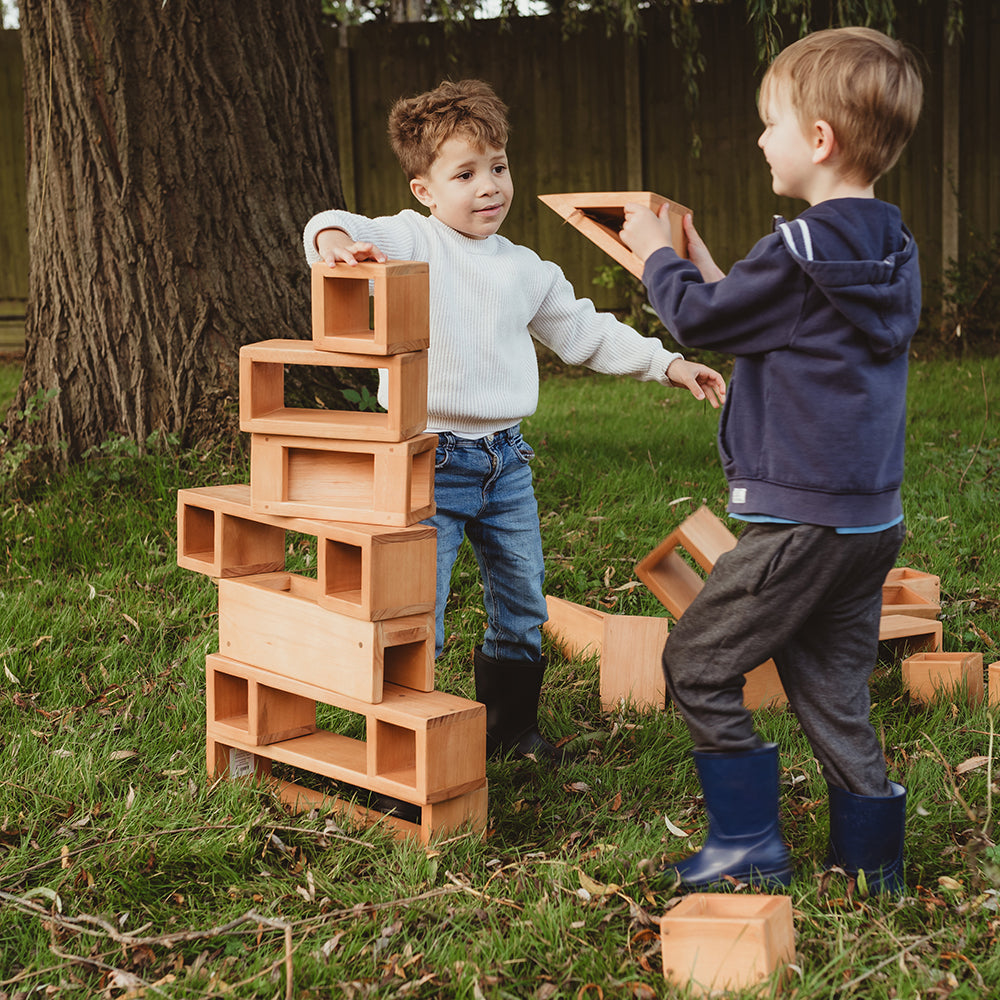 Outdoor Hollow Building Blocks - Set of 24