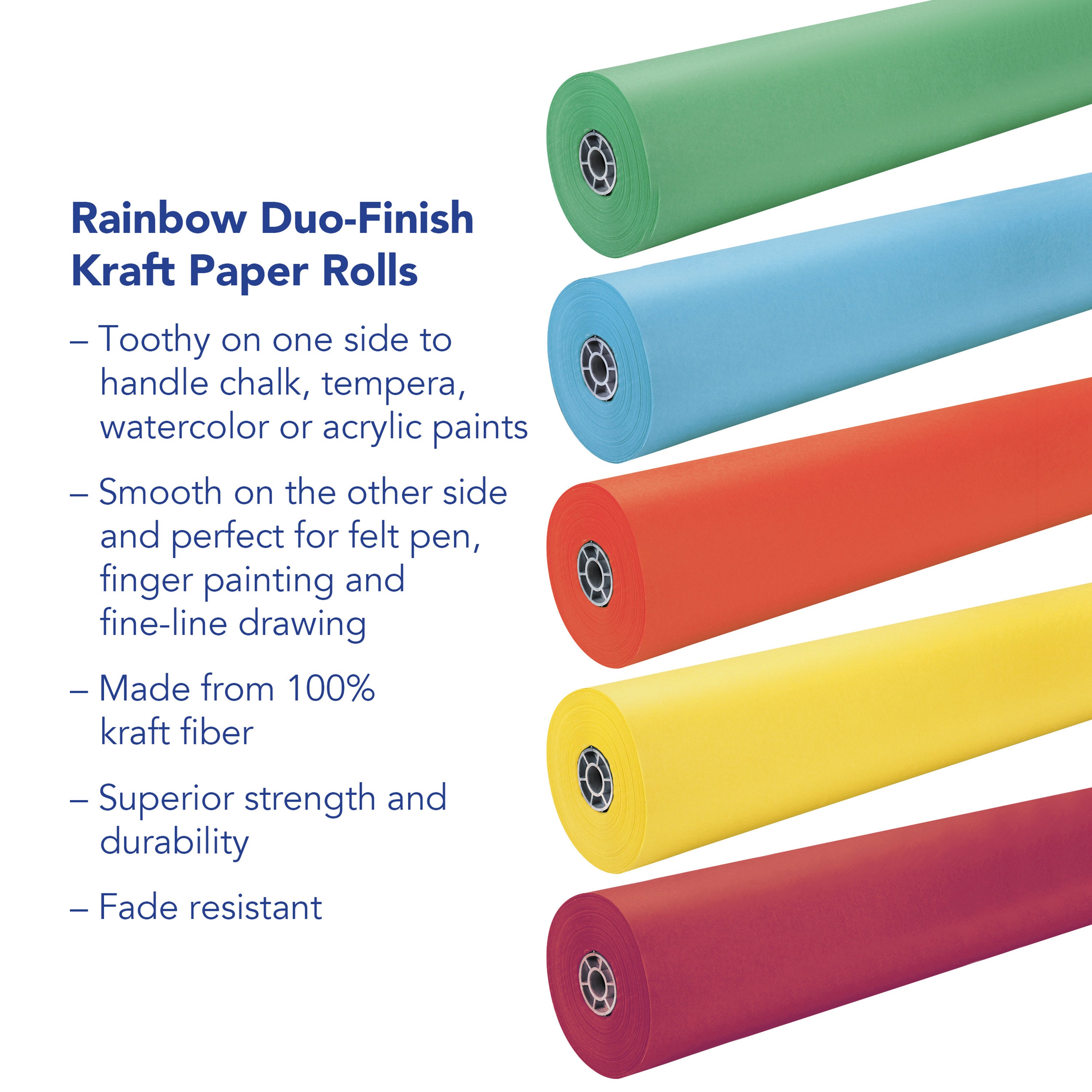 Dual Surface Paper Roll - Yellow