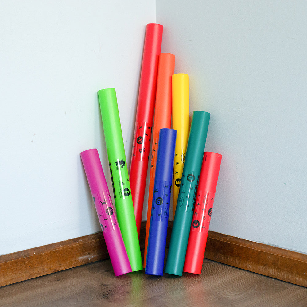 Boomwhackers® C Major Scale Tubes – 8-Piece Musical Set