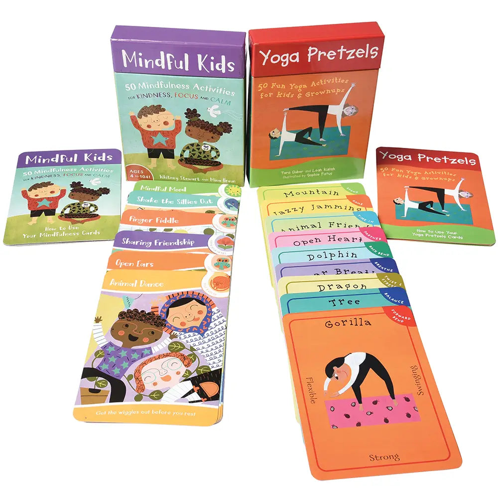 Healthy Bodies, Healthy Minds Yoga & Wellness Activity Card Set | 2-Box 100-Piece Set