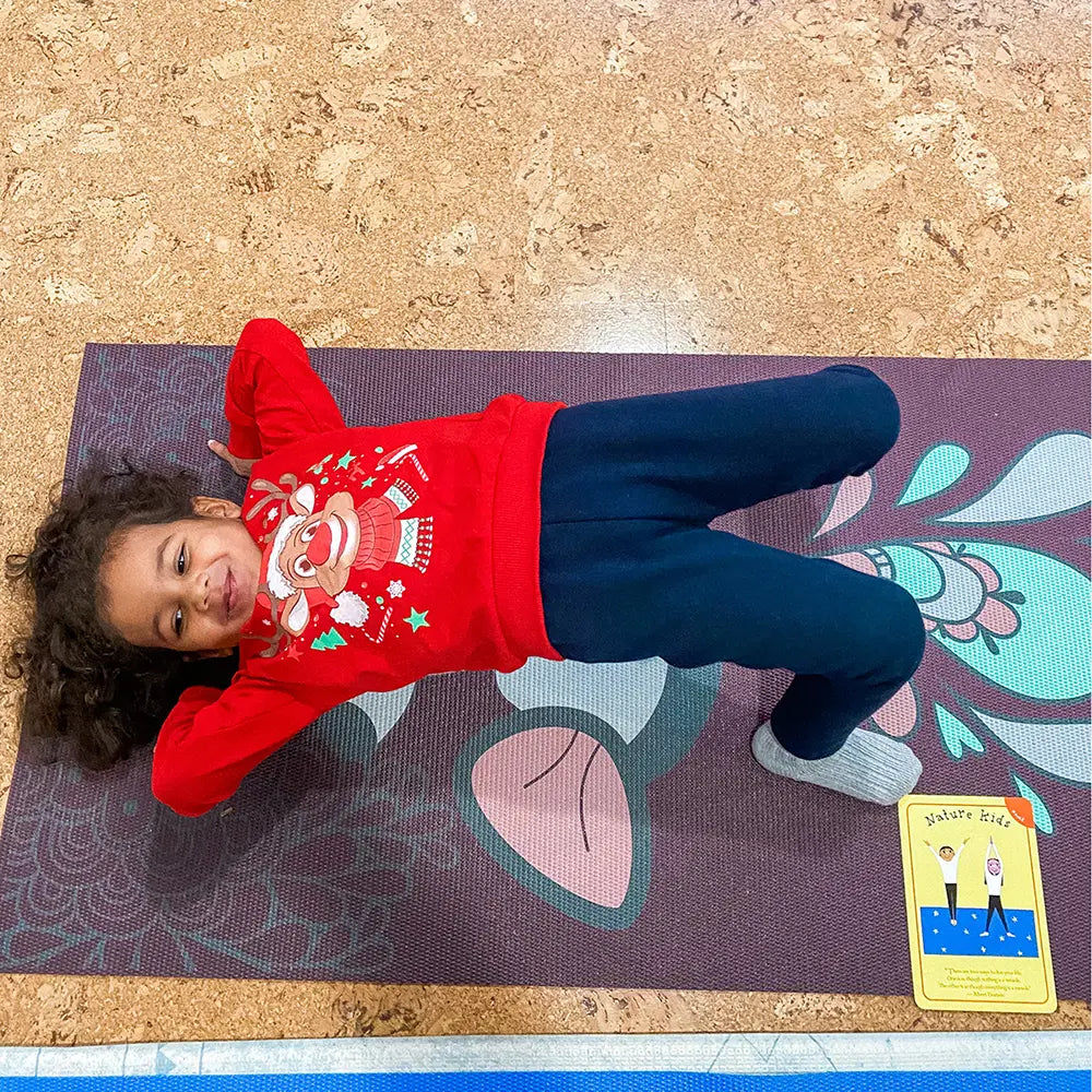 Preschooler Practicing Yoga
