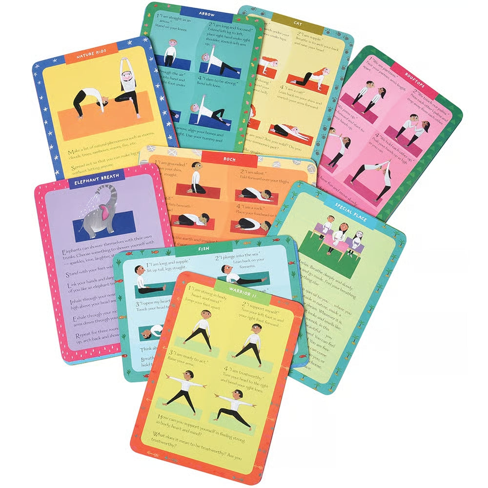 Yoga Instruction Cards for Children