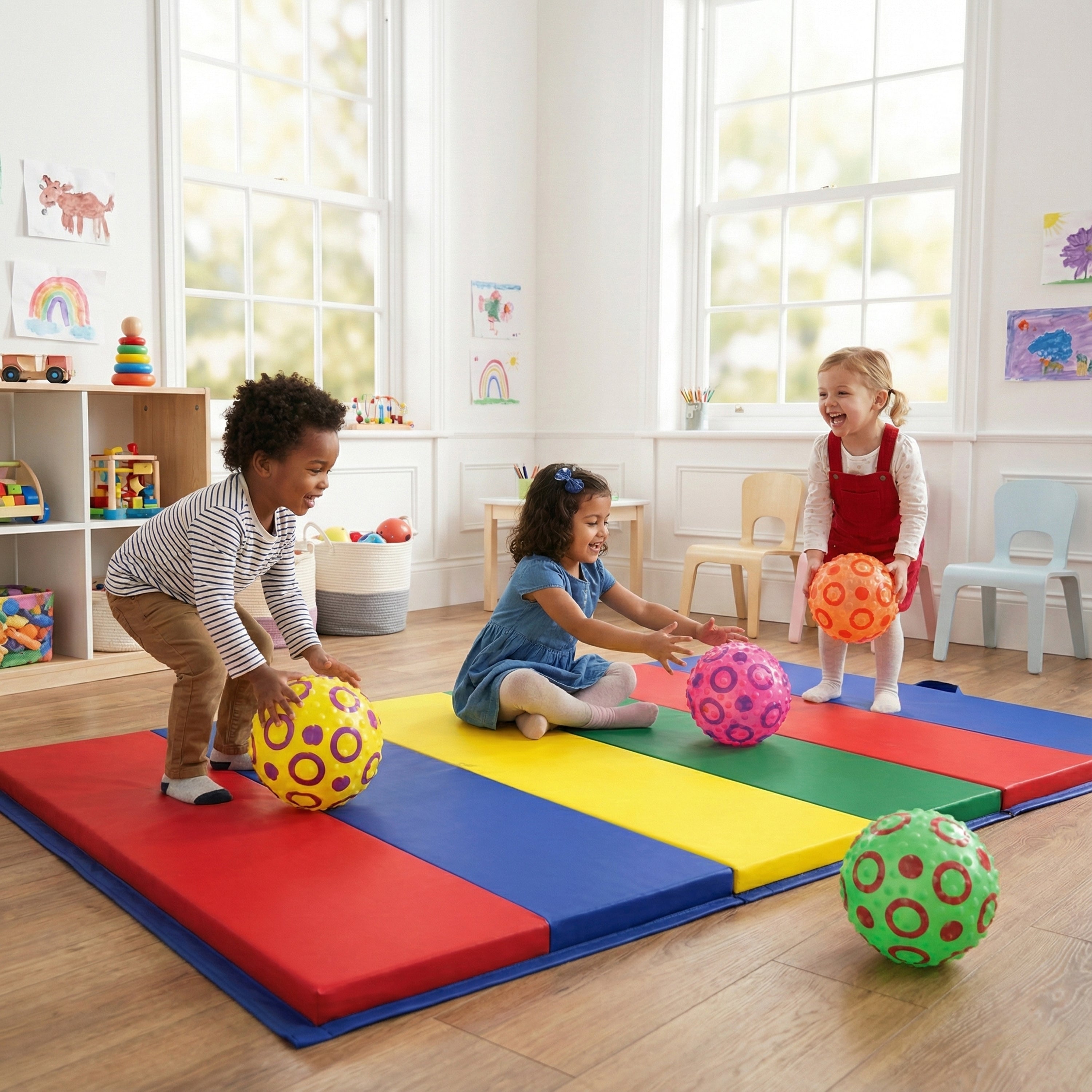 Rainbow Tumbling Mat