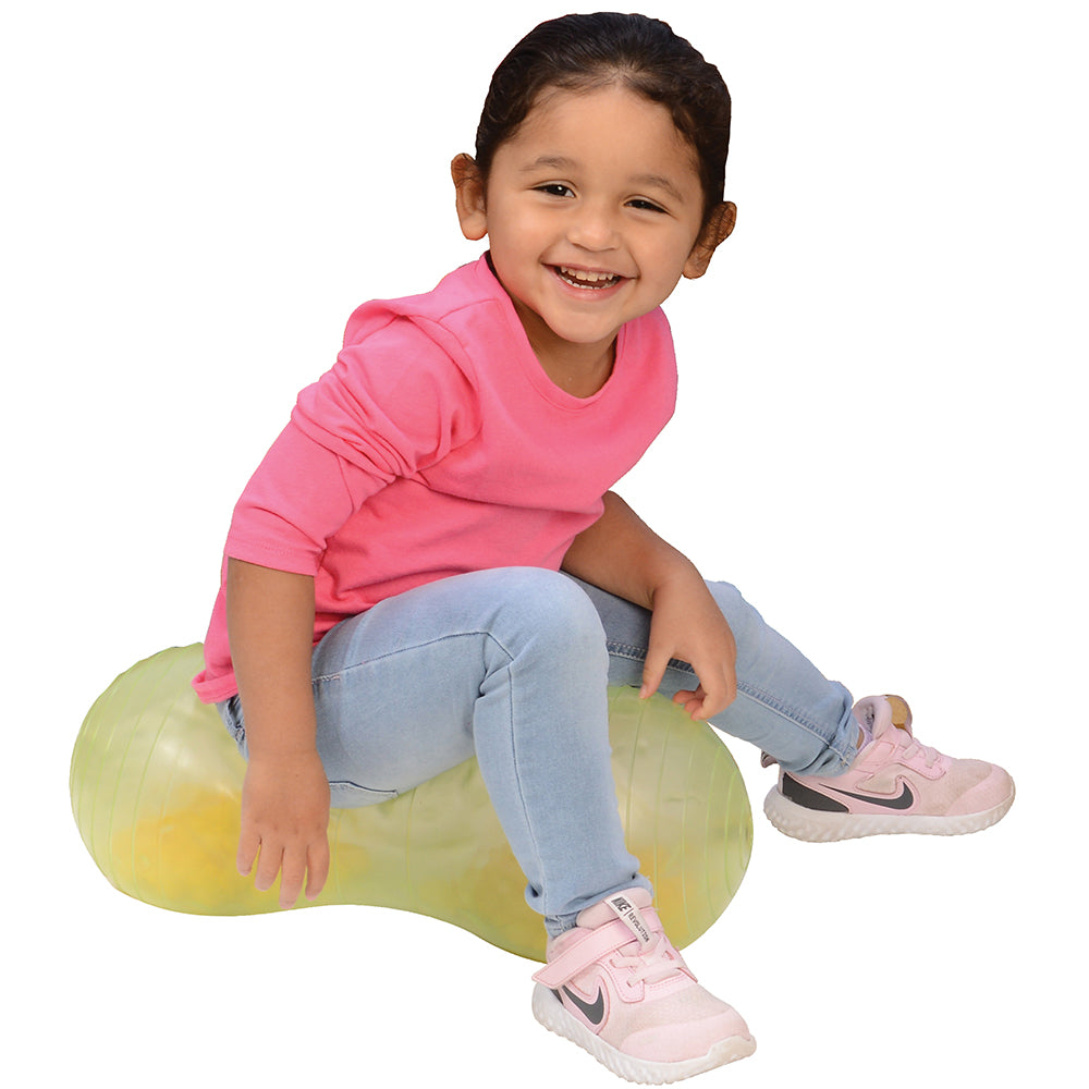 Kid Engaging With Soft Vinyl Rumble Roller