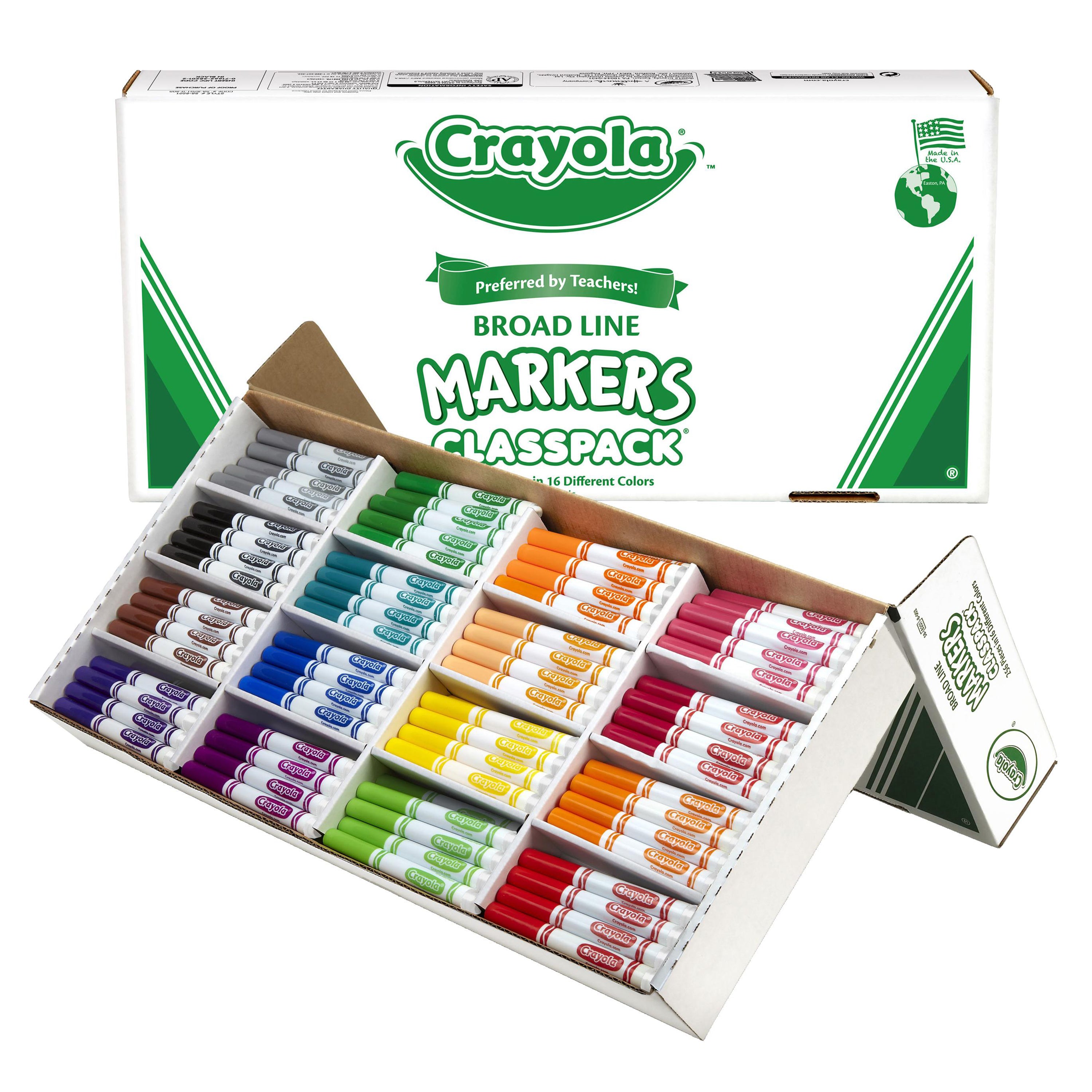 16 Color Crayola® Markers Classpack®