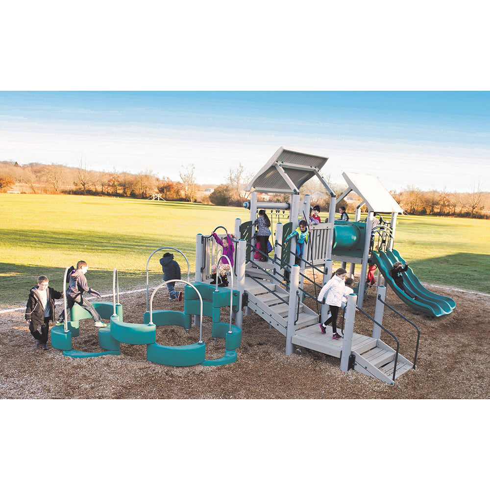 Unity Climbing Playground Shown Outside