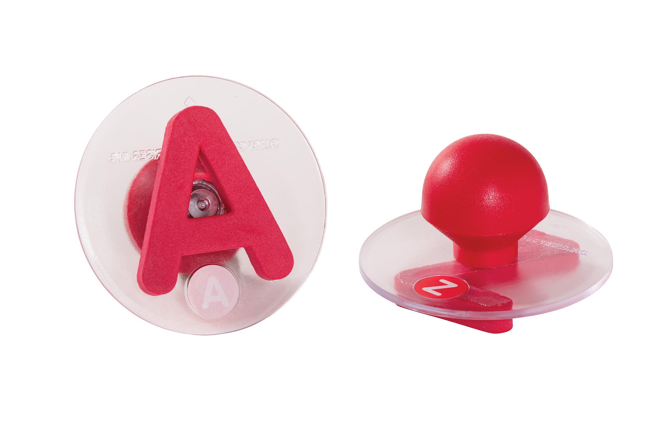 Knobbed Alphabet Stampers - Uppercase & Lowercase