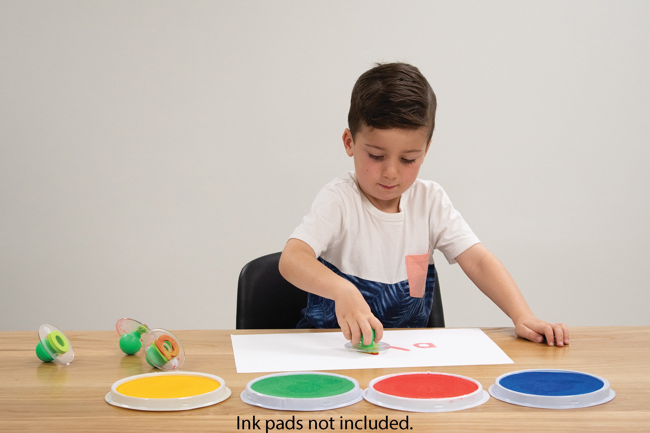 Knobbed Alphabet Stampers - Uppercase & Lowercase