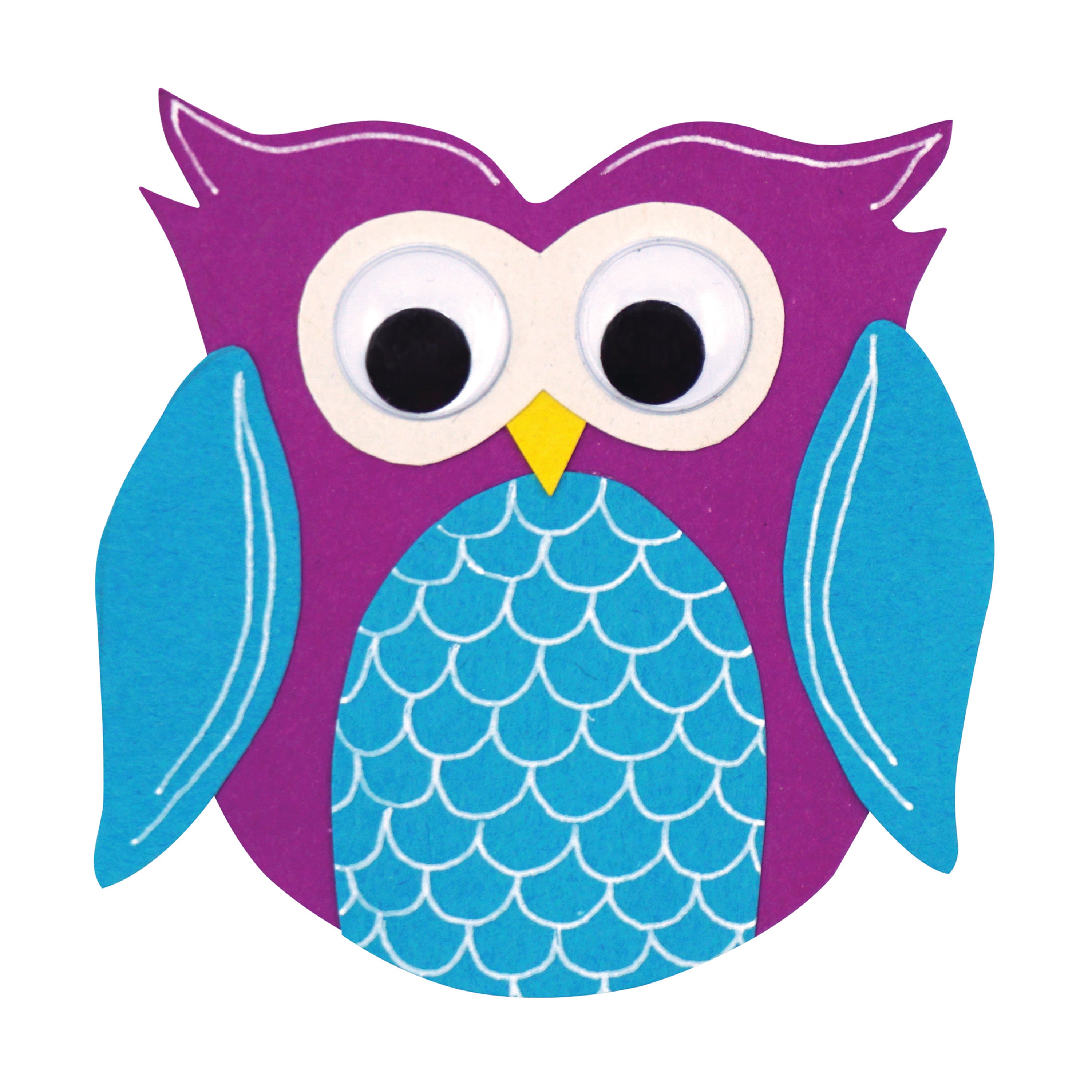 Black Round 20mm Wiggle Eyes