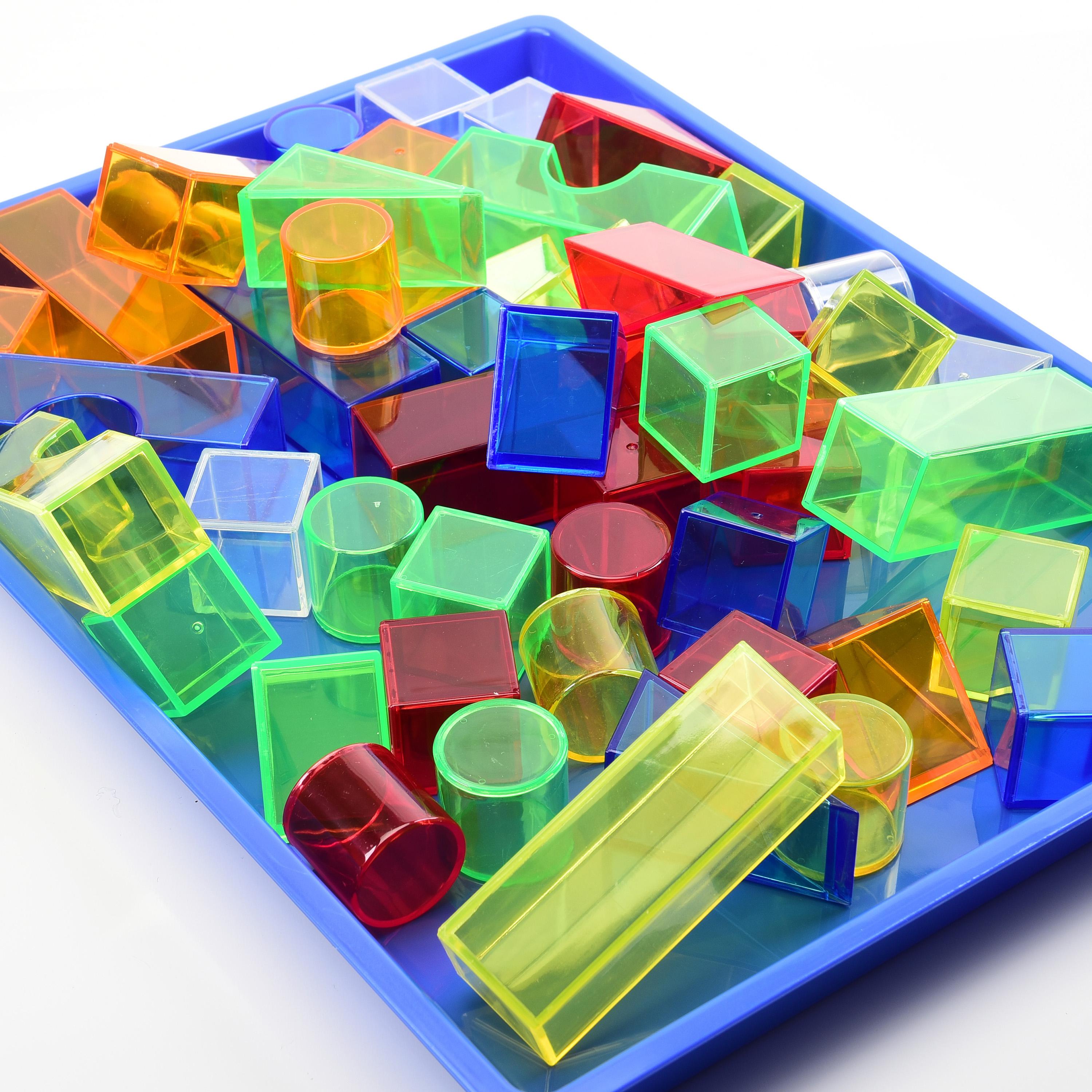 Translucent Color Blocks Set of 50