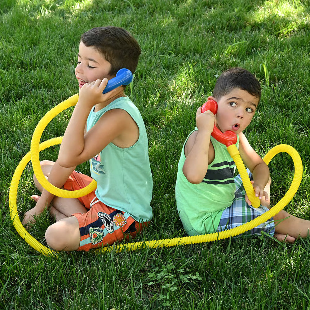 Spilling Secrets Through Talking Tube Telephone Set