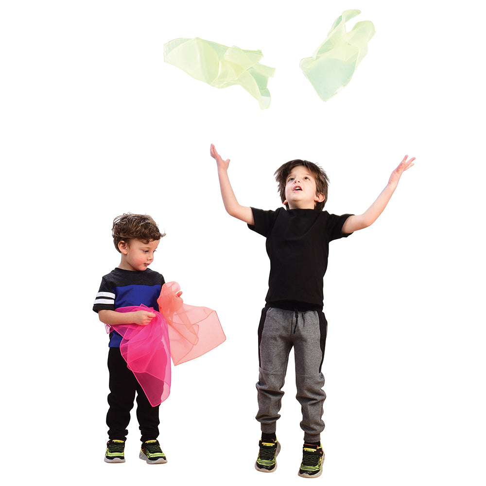 Exploring Sensory Movement with Nylon Scarves