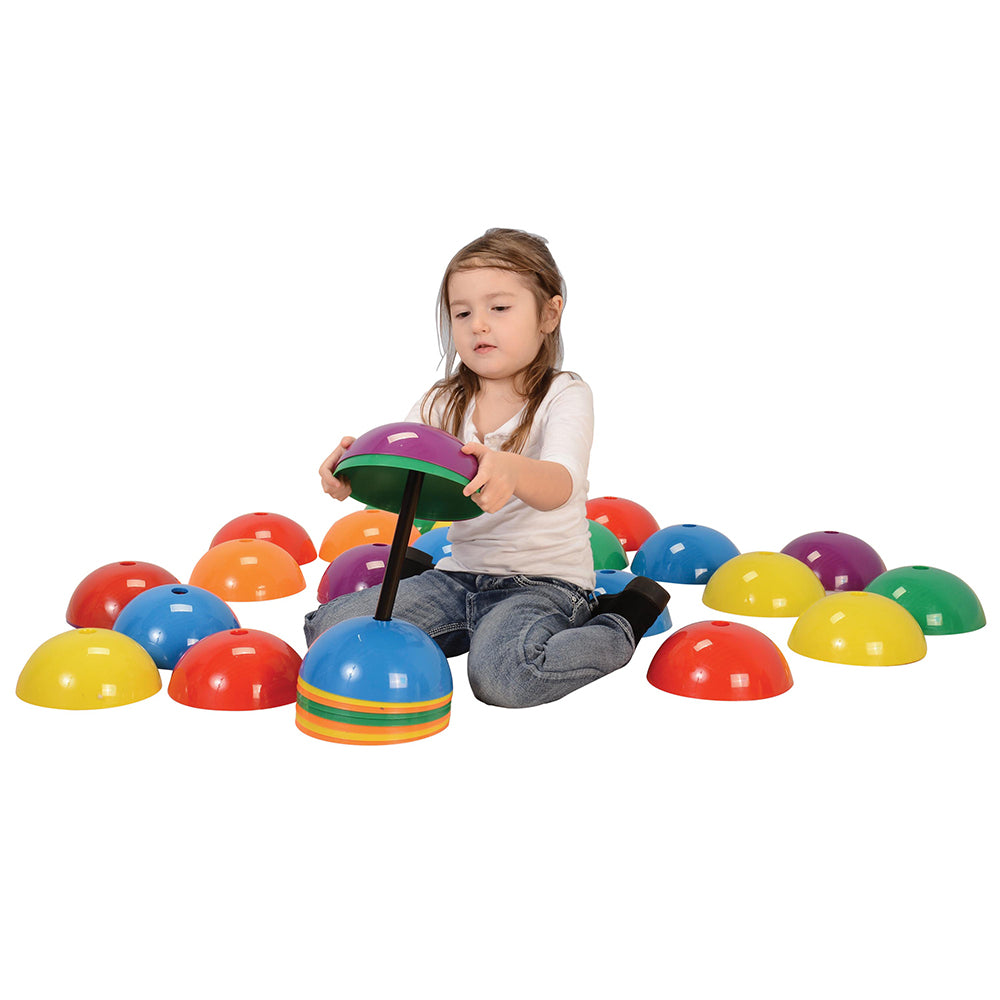 Playing with Stepping Domes