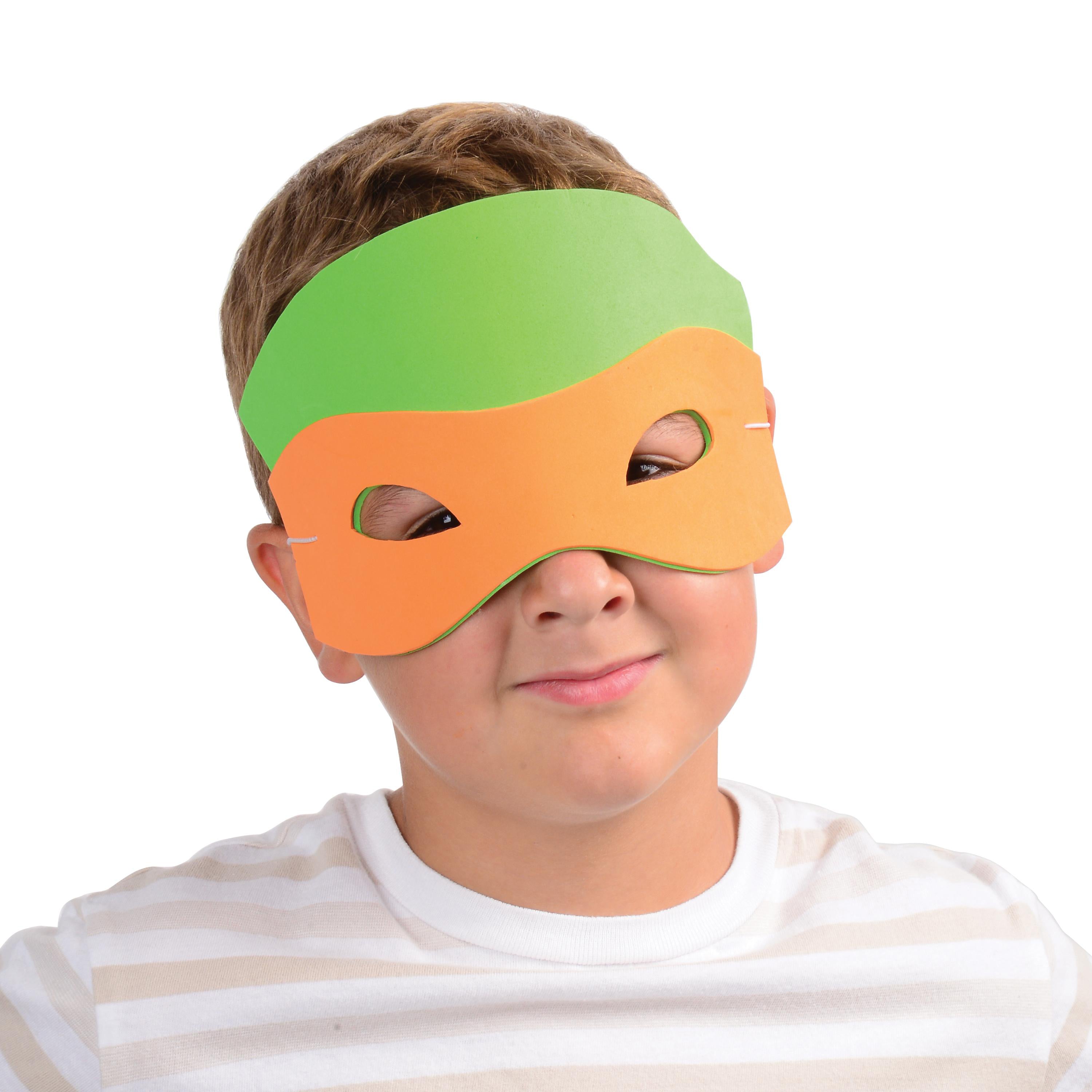 Colorful Foam Hero Masks – Set of 4