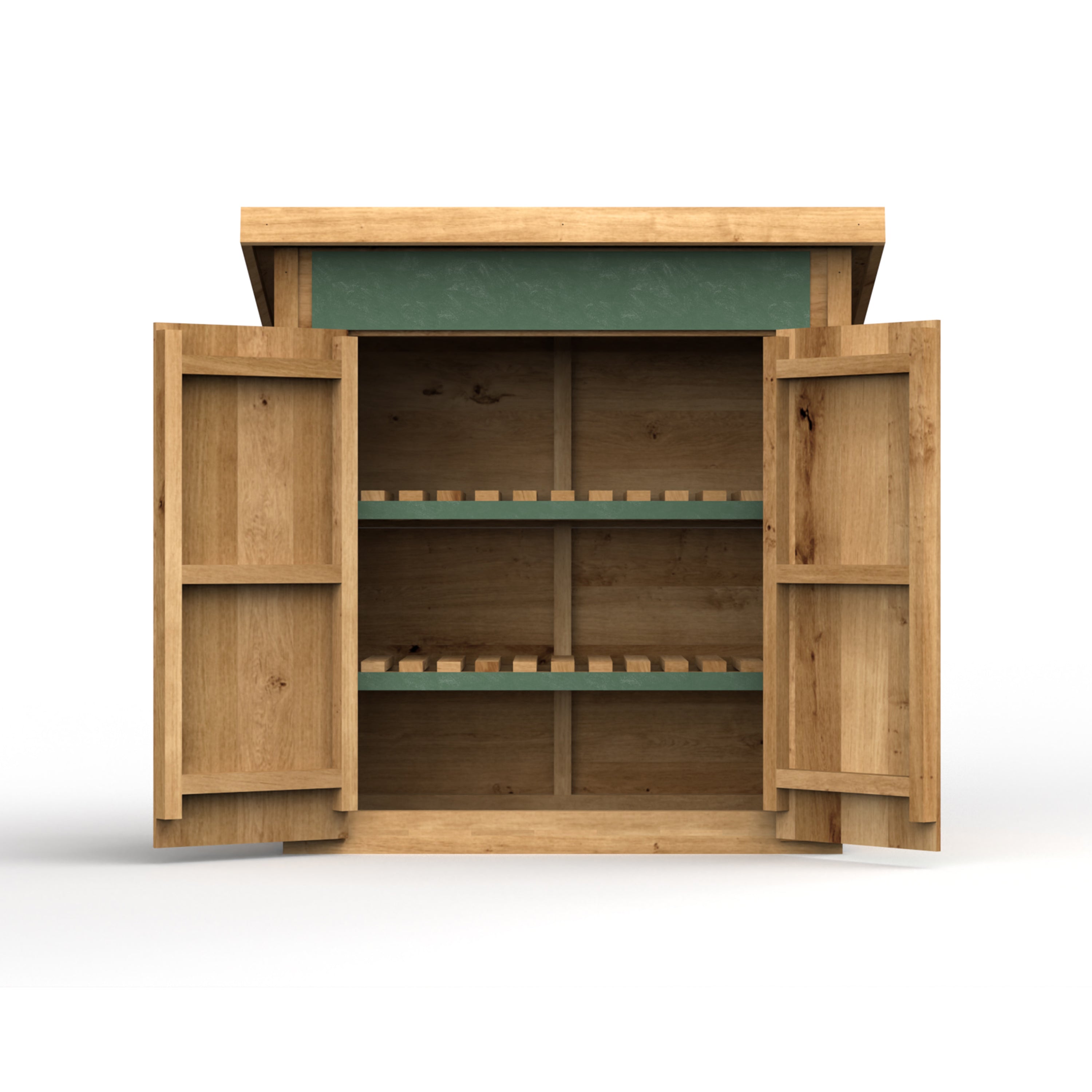 Toddler Outdoor Storage Shed | Child-Sized Wooden Learning & Math Materials Organizer