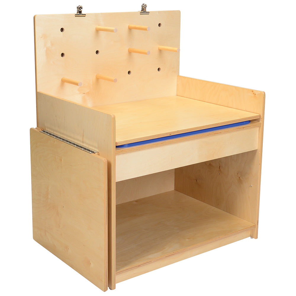 Sensory Tub Transformed Into A Table