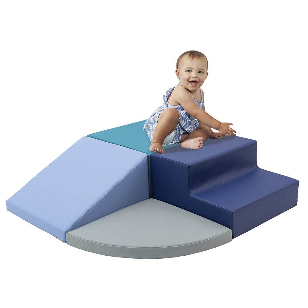 Toddler Playtime Corner Climber Set | 4-Piece Soft PlayForms Gross Motor Activity Center