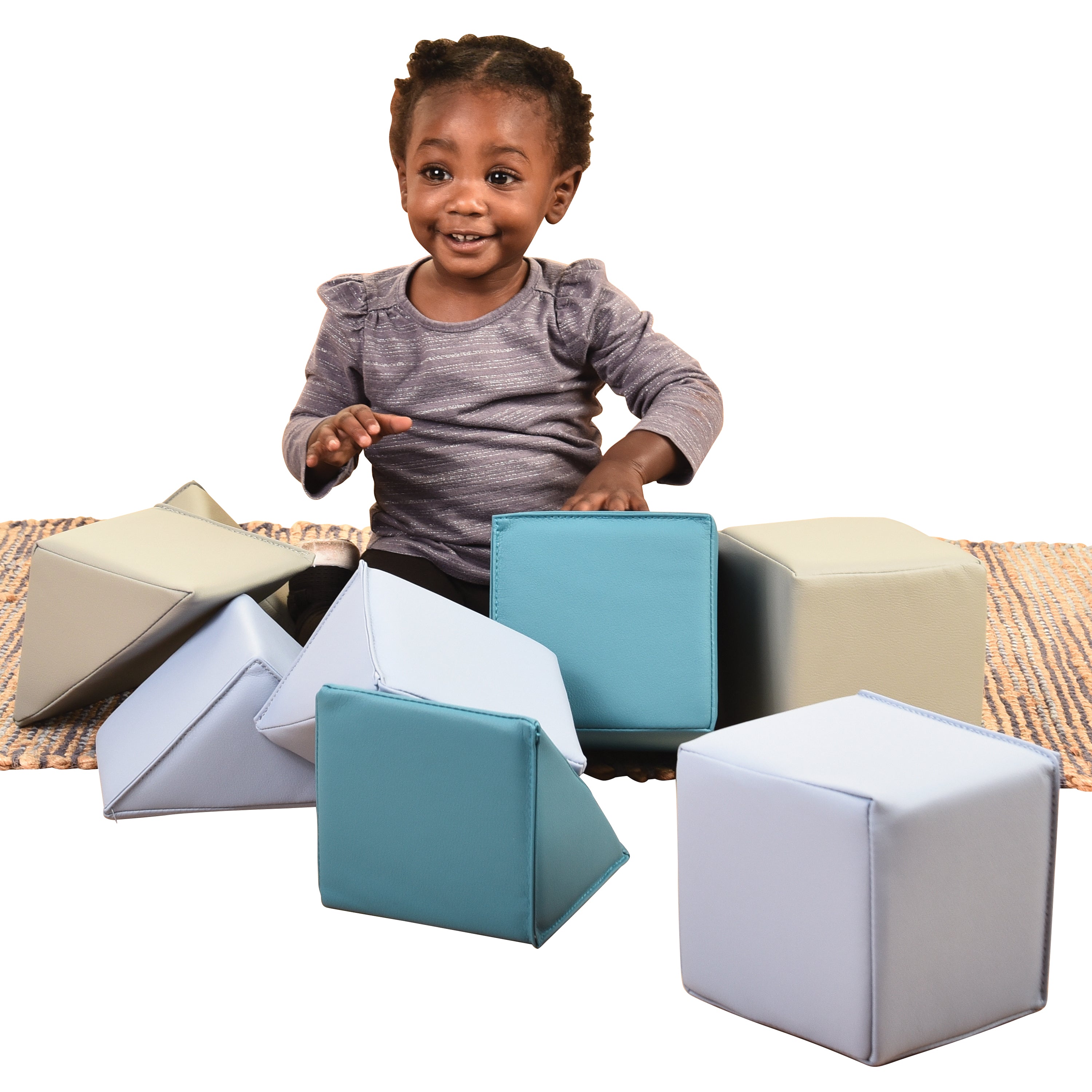 Soft Play Block Set | 12-Piece Colorful Stacking & Sorting Toy