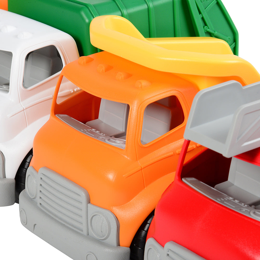 Close-up of Chunky Community Helpers Vehicle Set