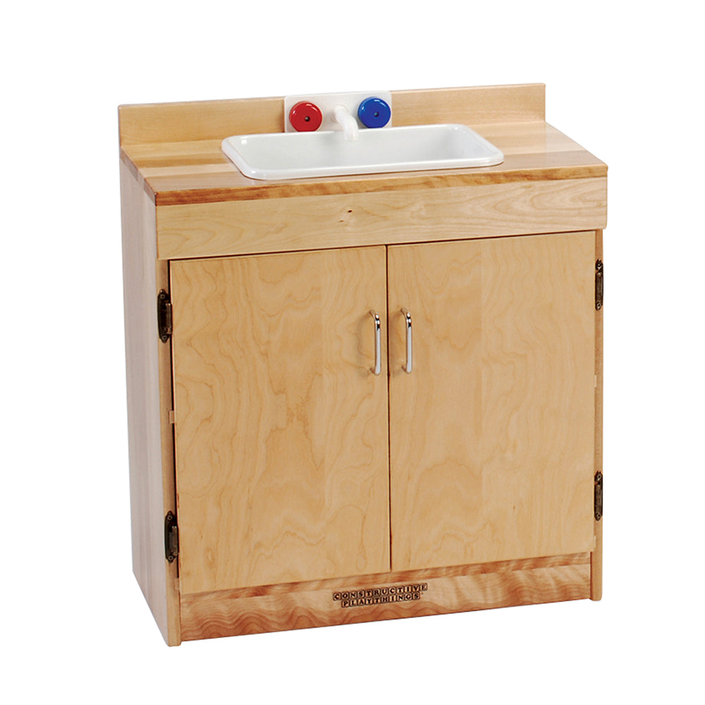 Wooden Maple Child-sized Toy Sink