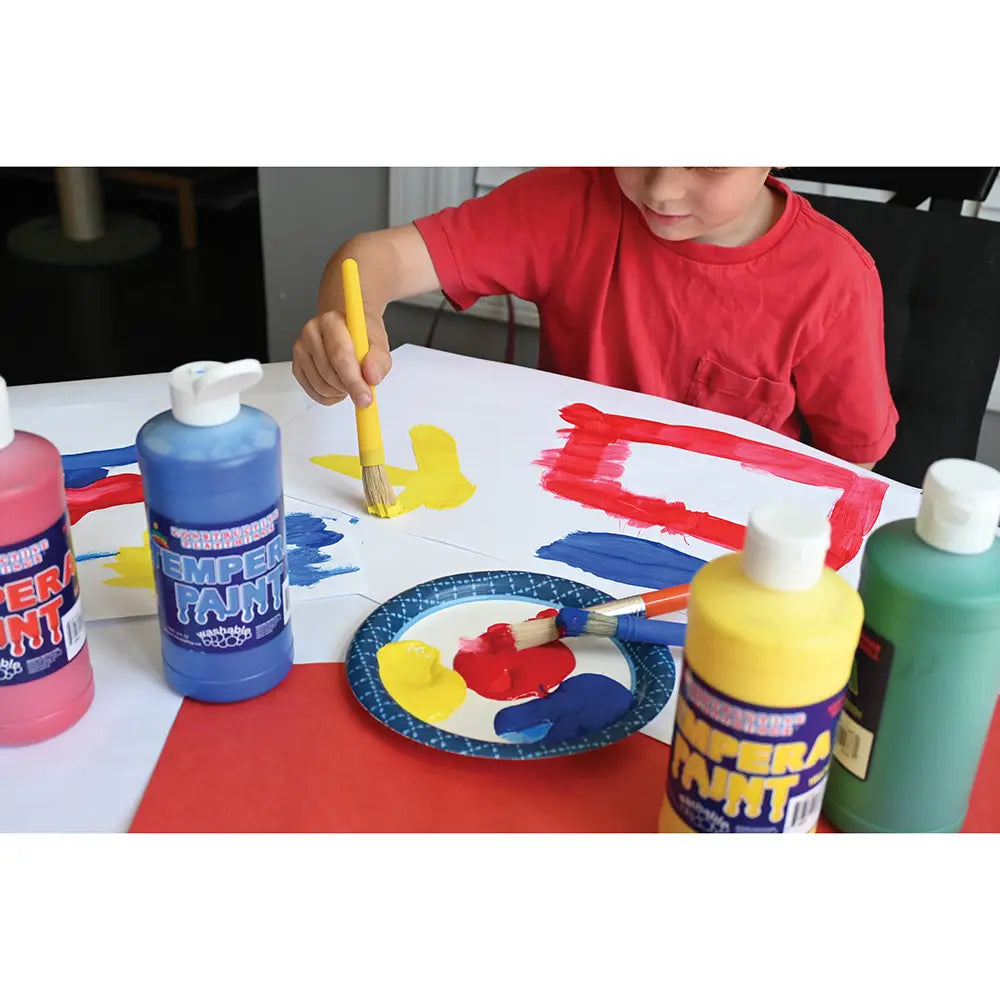 Constructive Playthings® Washable Tempera Paint - Set of 9 Pints