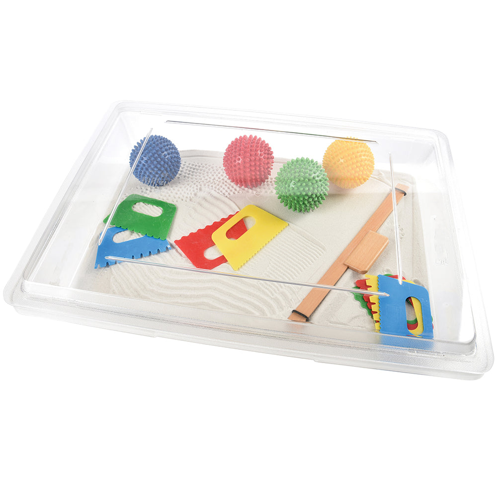 Sand Sensory Set with Lid and Accessories
