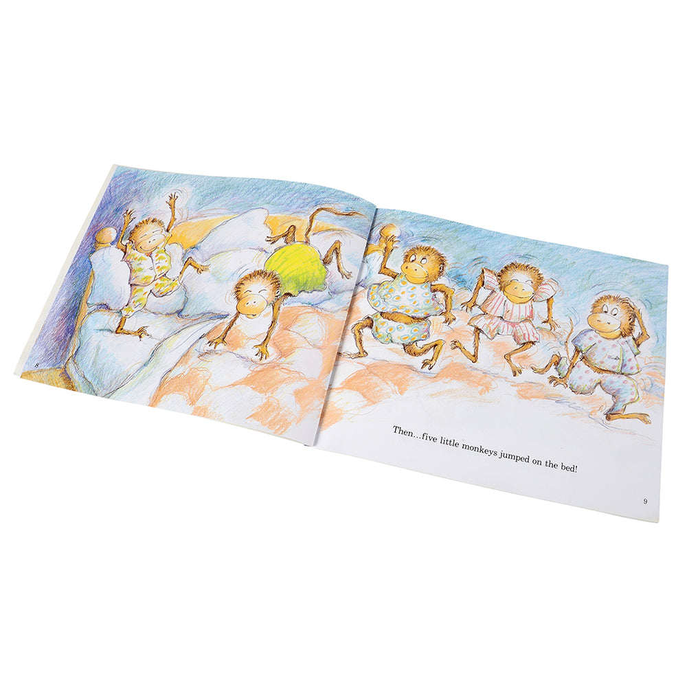 Inside Look of Five Little Monkeys Book
