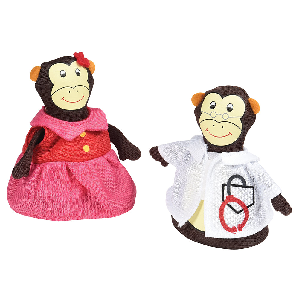 Mama and Doctor Monkey Storytelling Props