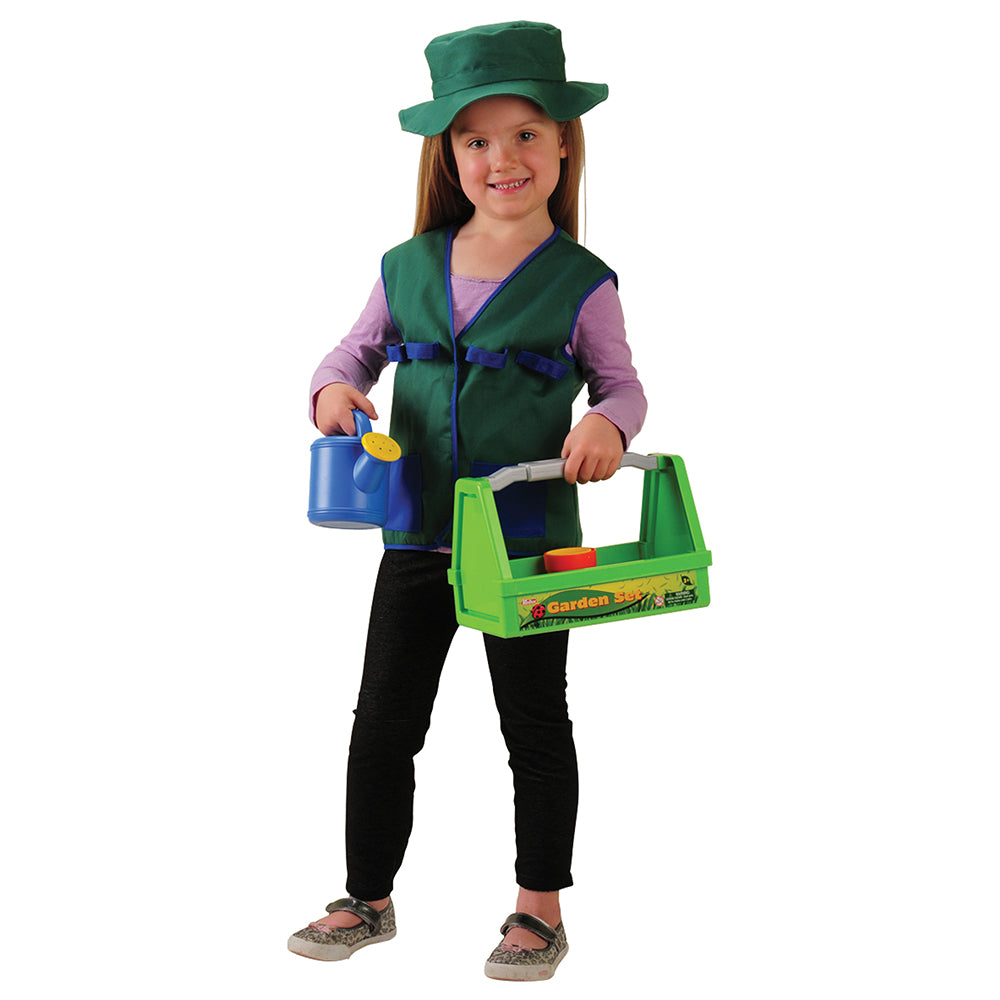 Gardener Career Dress-Up & Tool Set | 19-Piece Pretend Play Outfit for Toddlers