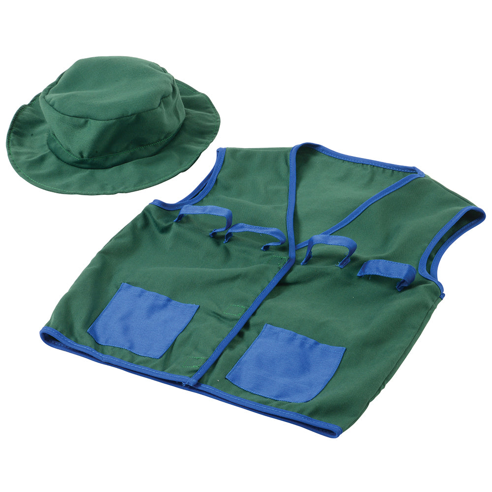 Toddler Gardening Vest & Hat